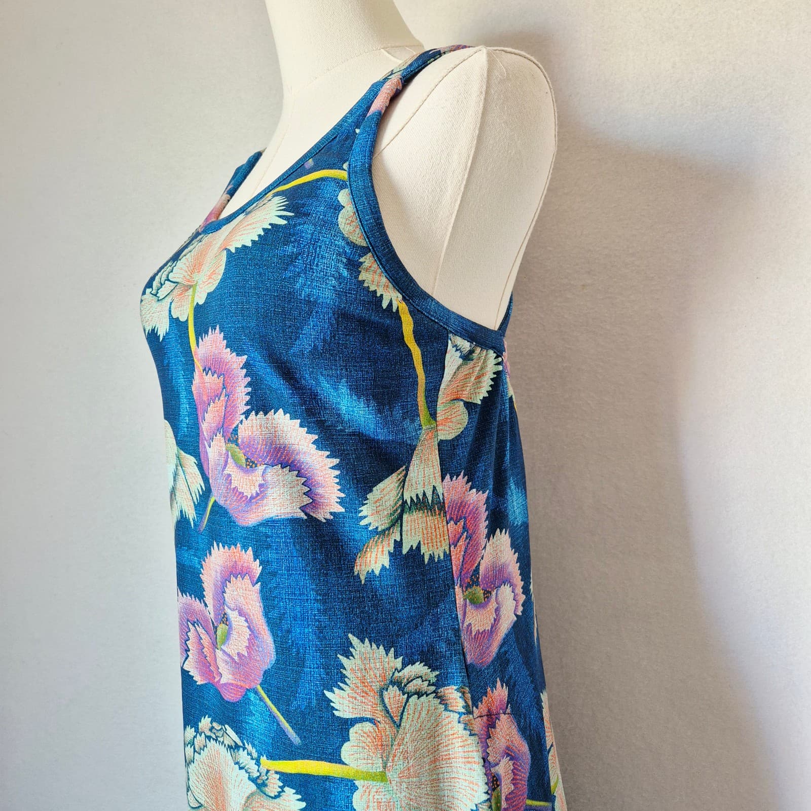 Title Nine Cirque De La Vie Dress Water Lily Built In Bra Zip Pocket Women's S - Thumbnail 5