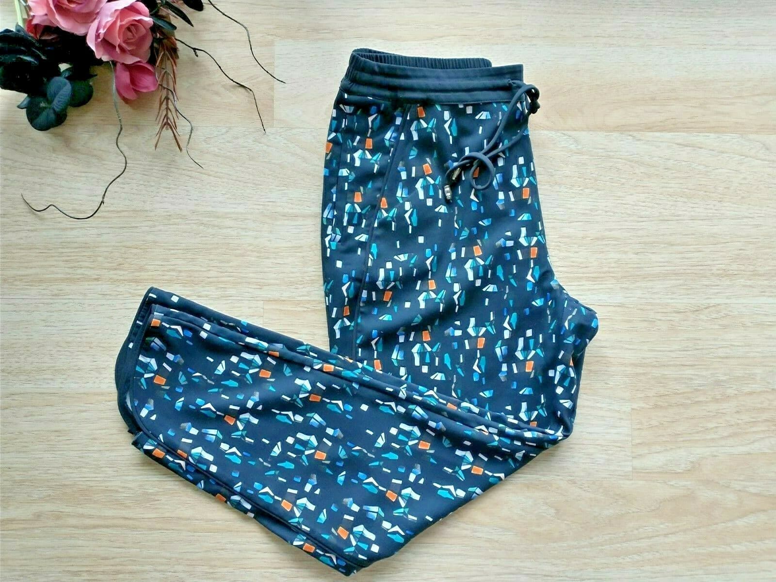 Ted Baker Esrig Print Jogger Pants Drawstring Multicolor Women Waist 30 in. - Thumbnail 2
