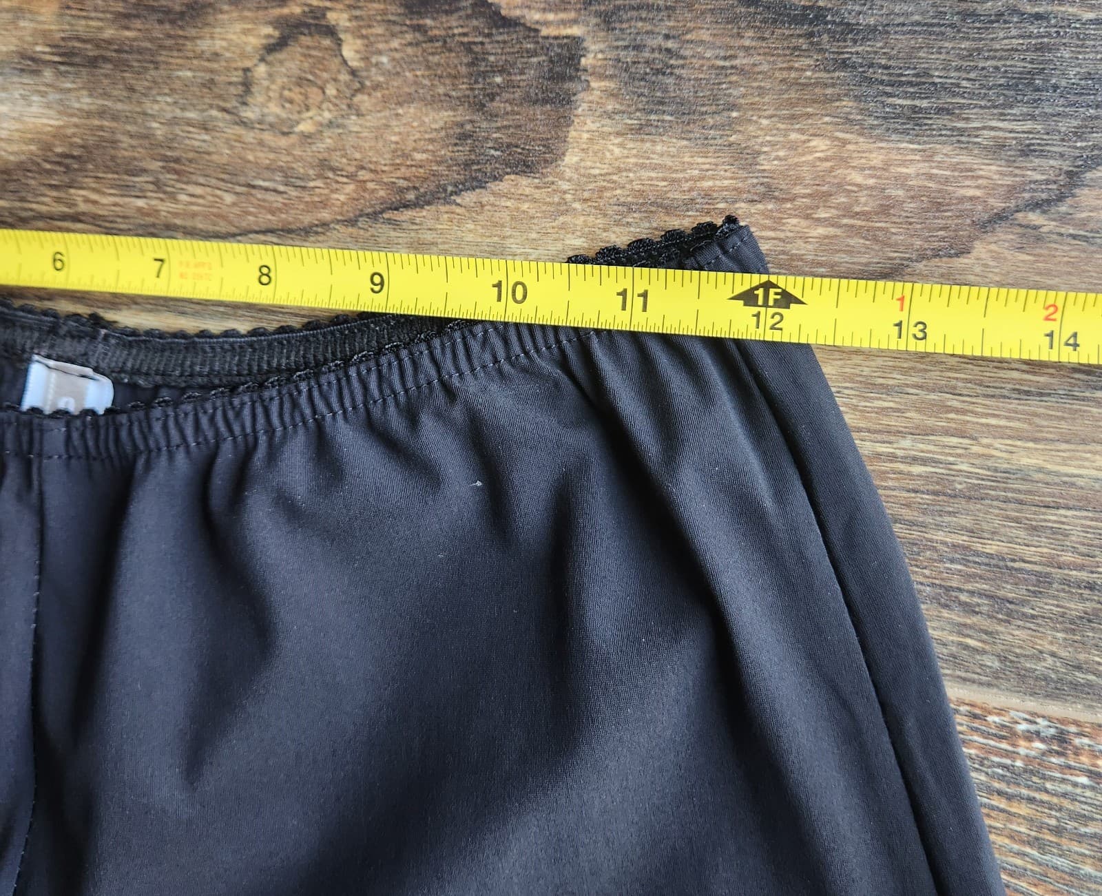 Deca De Vous A Nous France Jersey Lagenlook Cropped Pants Elastic Black Sz.0 - Thumbnail 9
