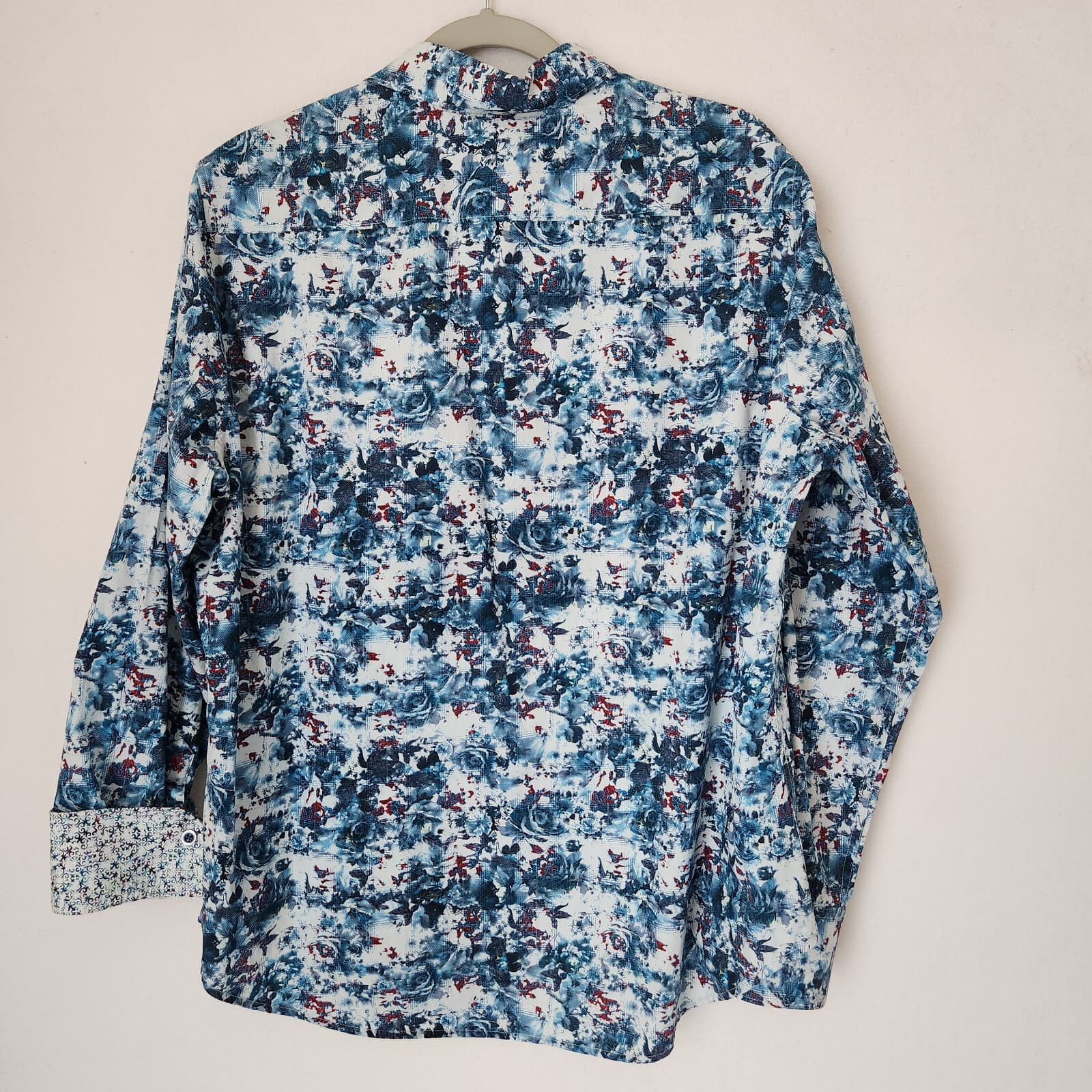 Robert Graham Deltona Floral Button-Up Shirt Long Sleeve Cotton Multicolor Men L - Thumbnail 5