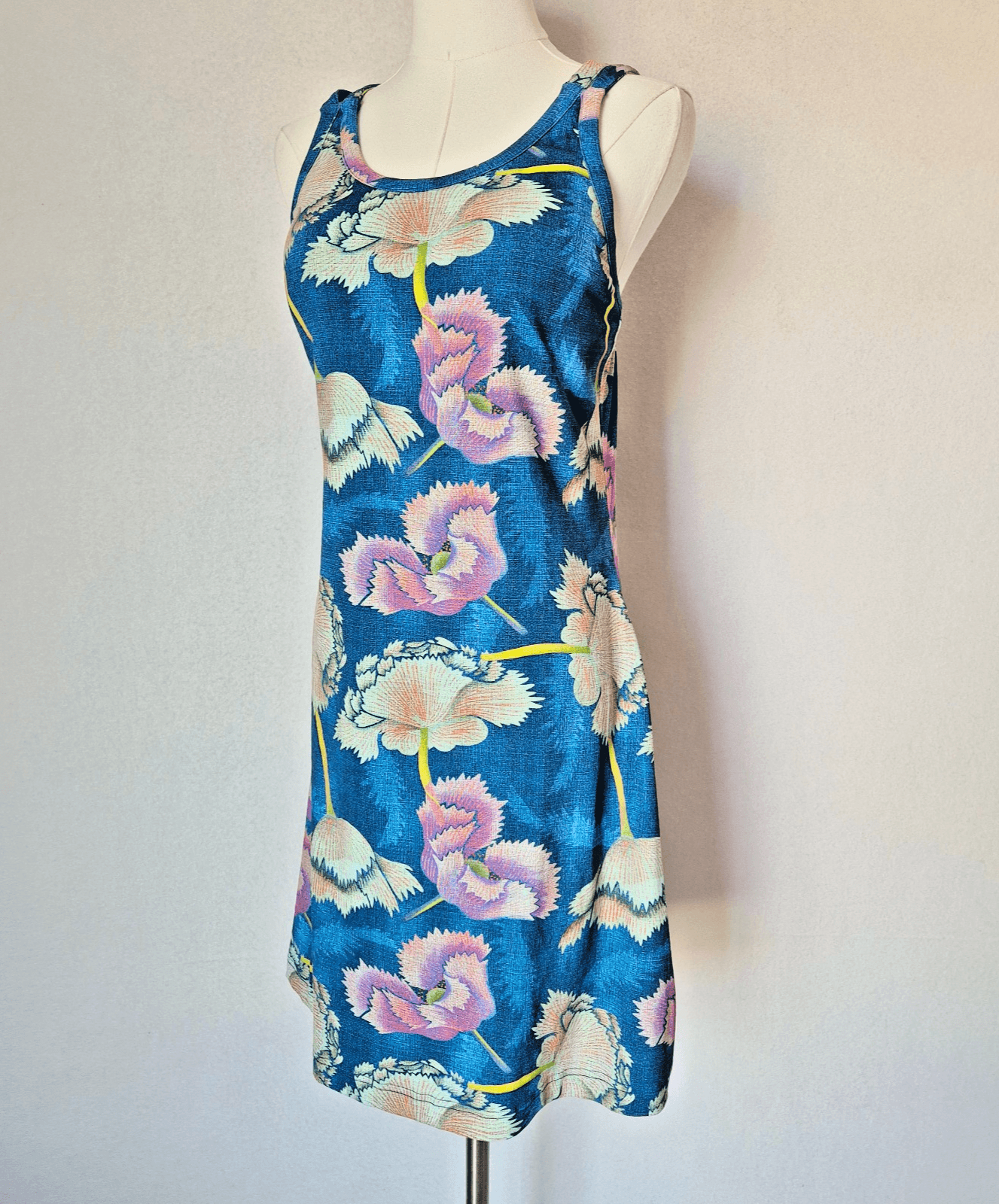Title Nine Cirque De La Vie Dress Water Lily Built In Bra Zip Pocket Women's S - Thumbnail 2