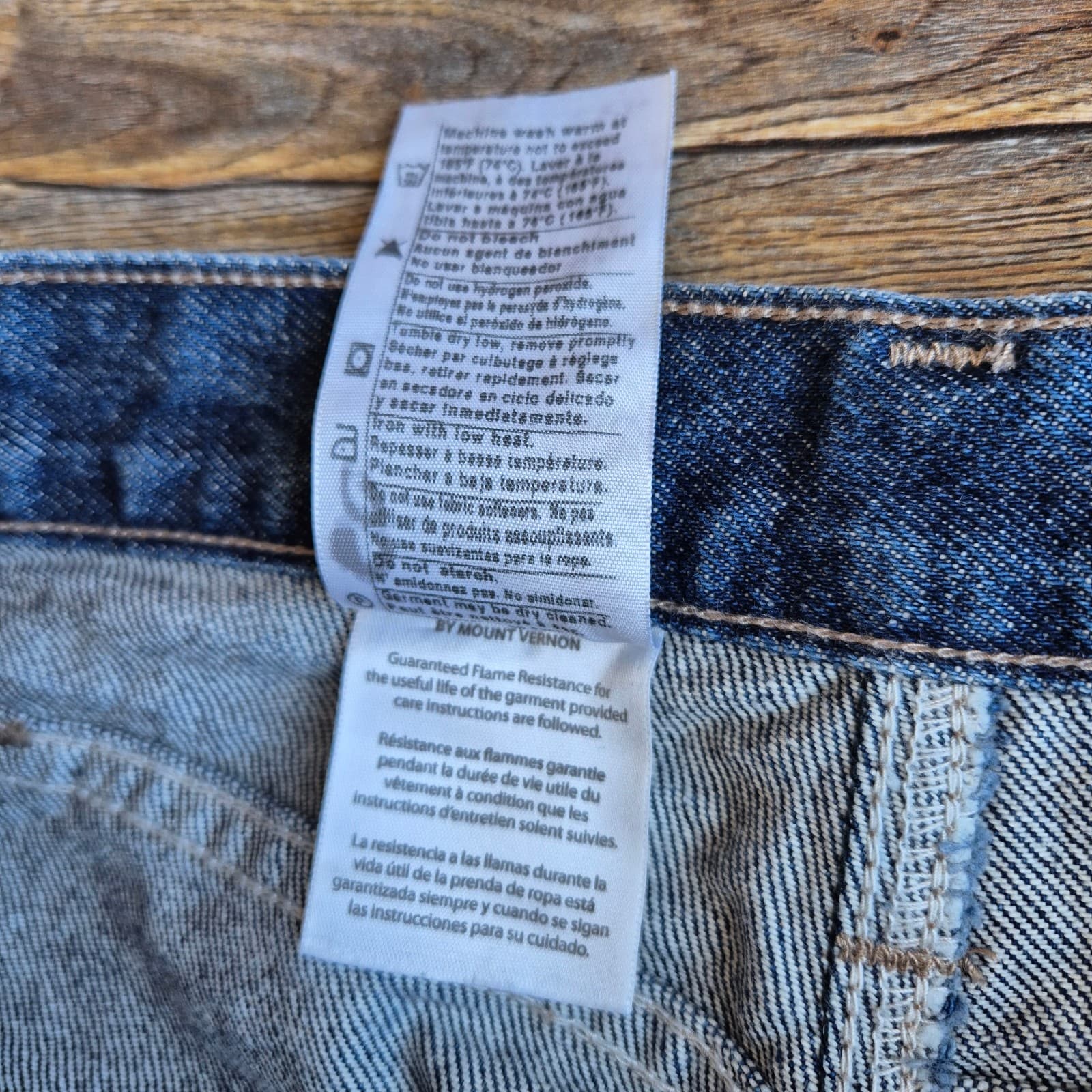 NWT Carhartt NFPA70E/2112 Utility Double-Front Jean Relaxed Fit Blue Men's 34x34 - Thumbnail 11