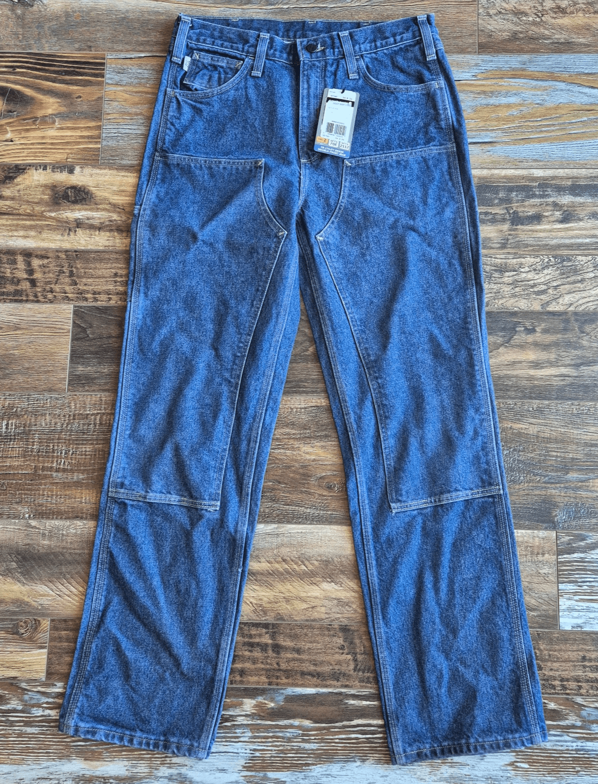 NWT Carhartt NFPA70E/2112 Utility Double-Front Jean Relaxed Fit Blue Men's 34x34 - Thumbnail 3