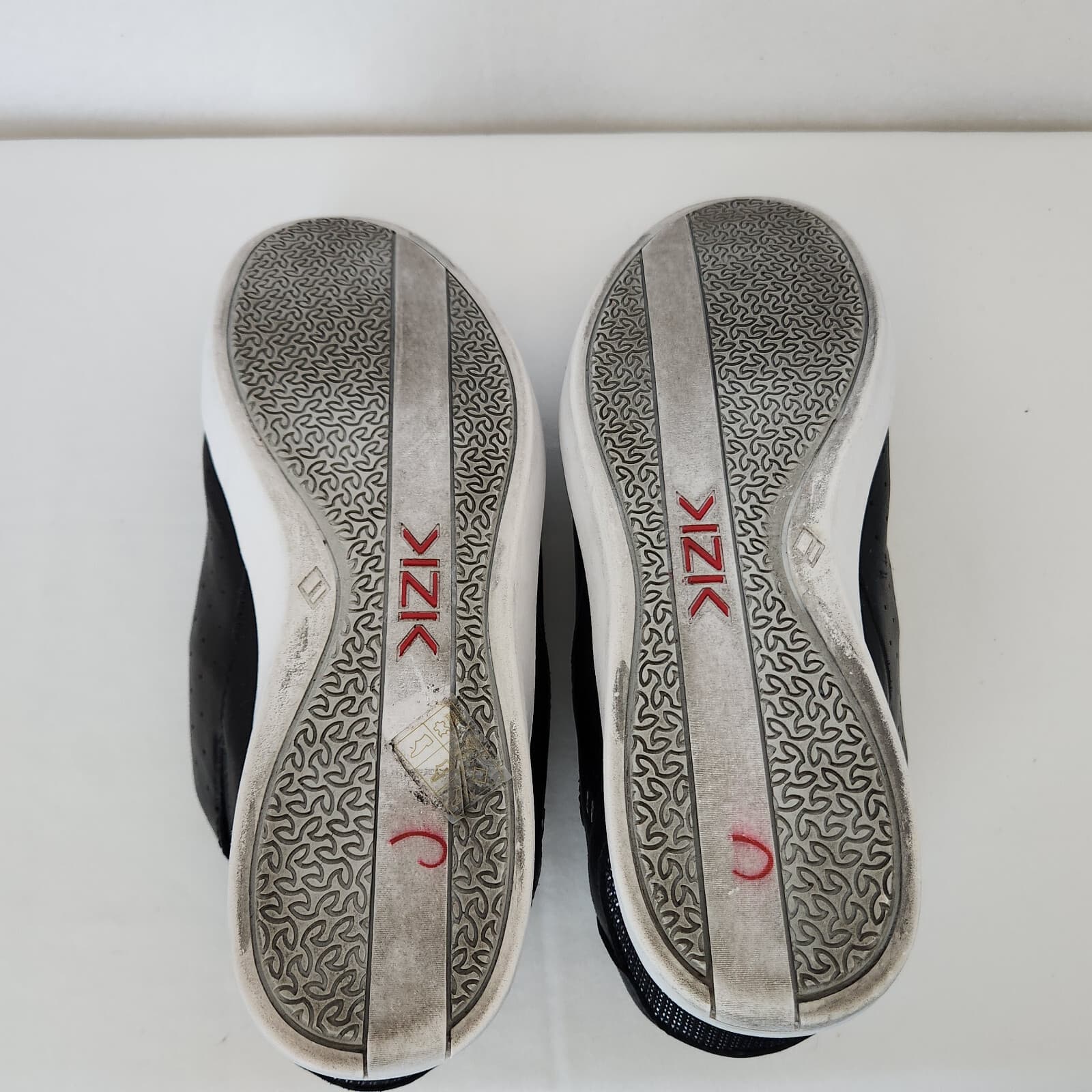 KIZIK Miami Black Leather Hand Free Comfort Slip-On Shoe Laceless Women's US8.5W - Thumbnail 12