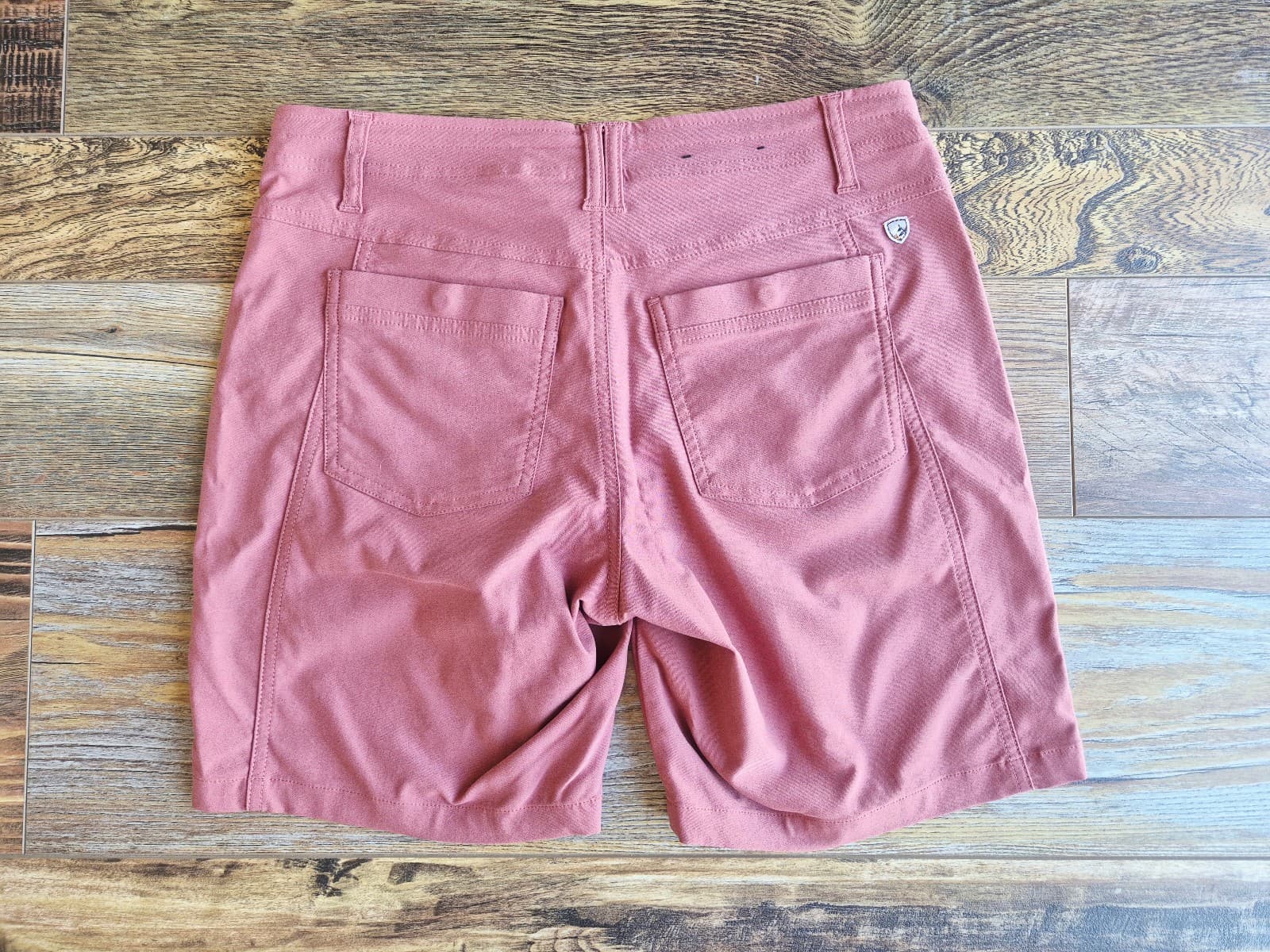 Kuhl Trekr UPF 50+ 8" Outdoor Hiking Shorts Zip Pocket Dark Dahlia Women's 4 - Thumbnail 3