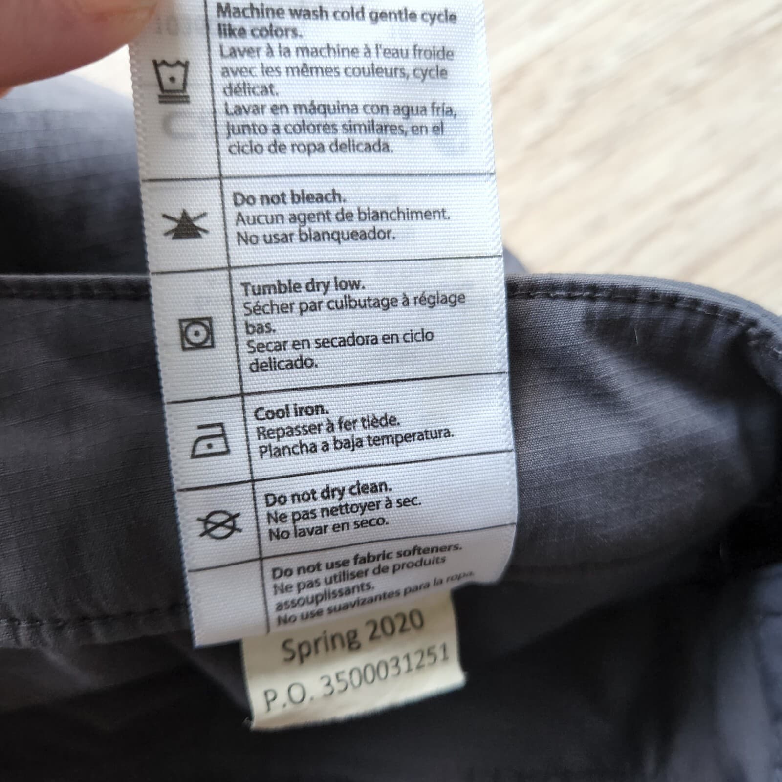Carhartt Force Madden Cargo Straight Fit Shorts Stretch Zip Grey Women Sz.18 - Thumbnail 9