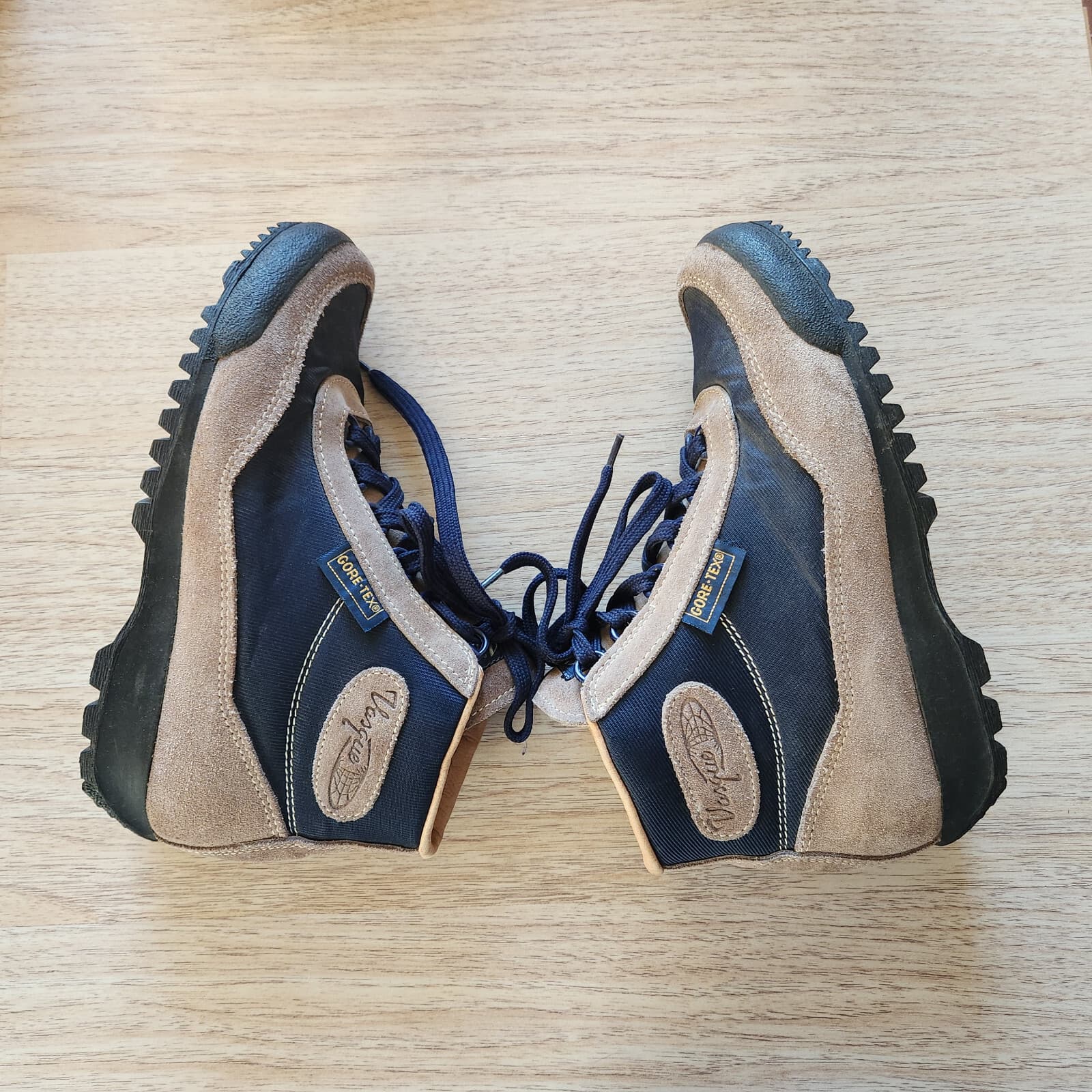 Vasque Made in Italy Skywalk Suede Gore Tex Hiking Ankle Boots Blue Women US6.5 - Thumbnail 6