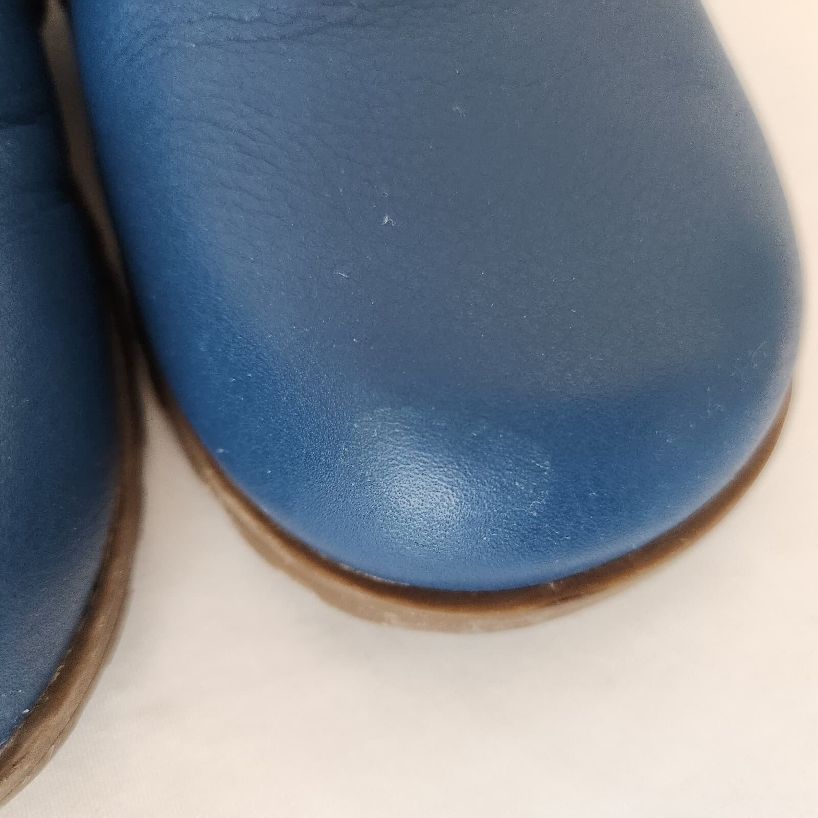 VIONIC Ambrosia Leather Slip-On Comfort Mules Orthotic Footbed Blue Women US7.5 - Thumbnail 11