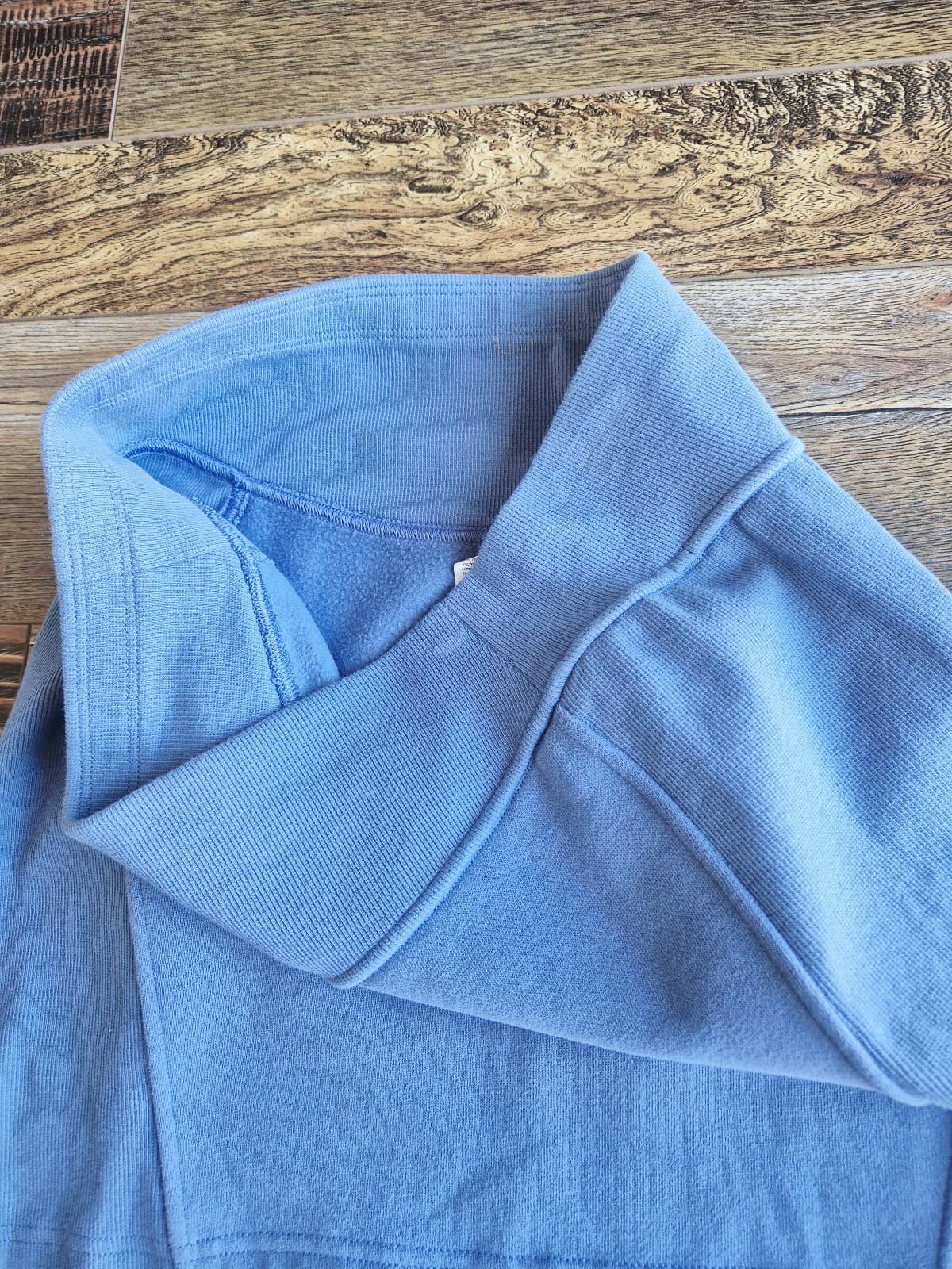 Lululemon Scuba High-Rise Mini Skirt Pull-On Fleece Knit Oasis Blue Women's M - Thumbnail 8