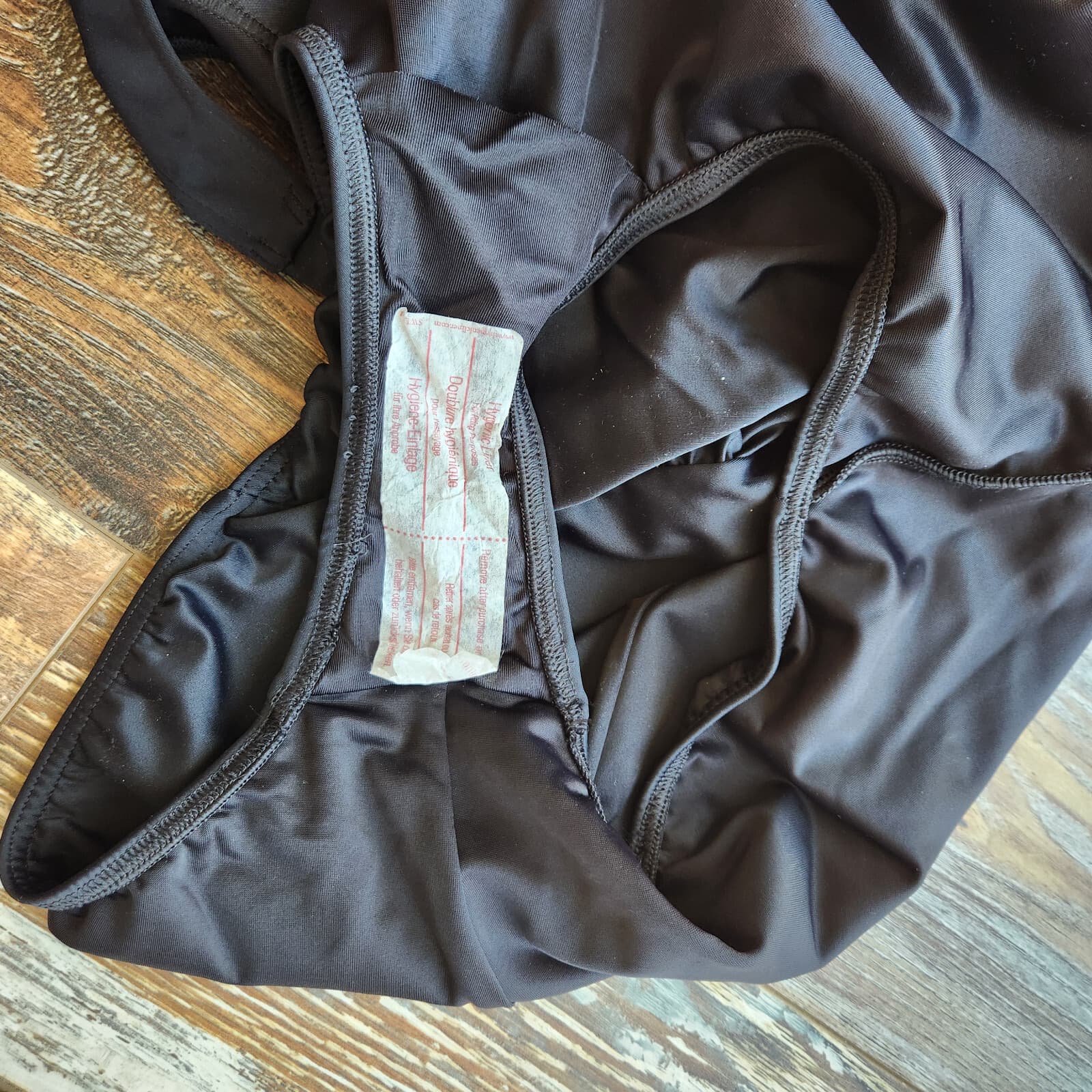 NWoT Lands' End UPF50+ One Piece Swimsuit Wrap Tummy Control Bra-Pad Black 20W - Thumbnail 9