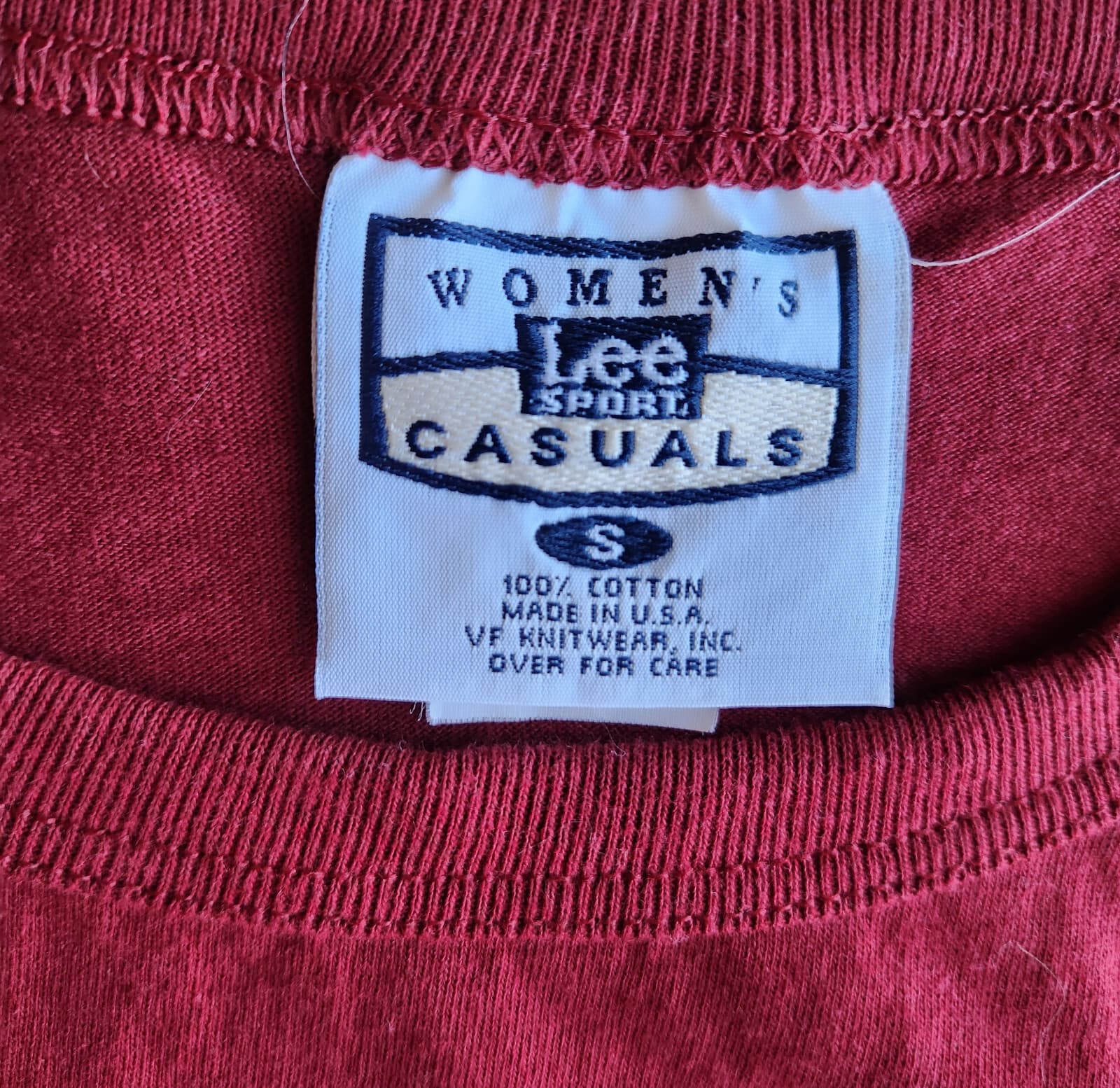 Vintage Lee Sport Made in USA NHL Phoenix Coyotes Embroidered T-Shirt Women's S - Thumbnail 7