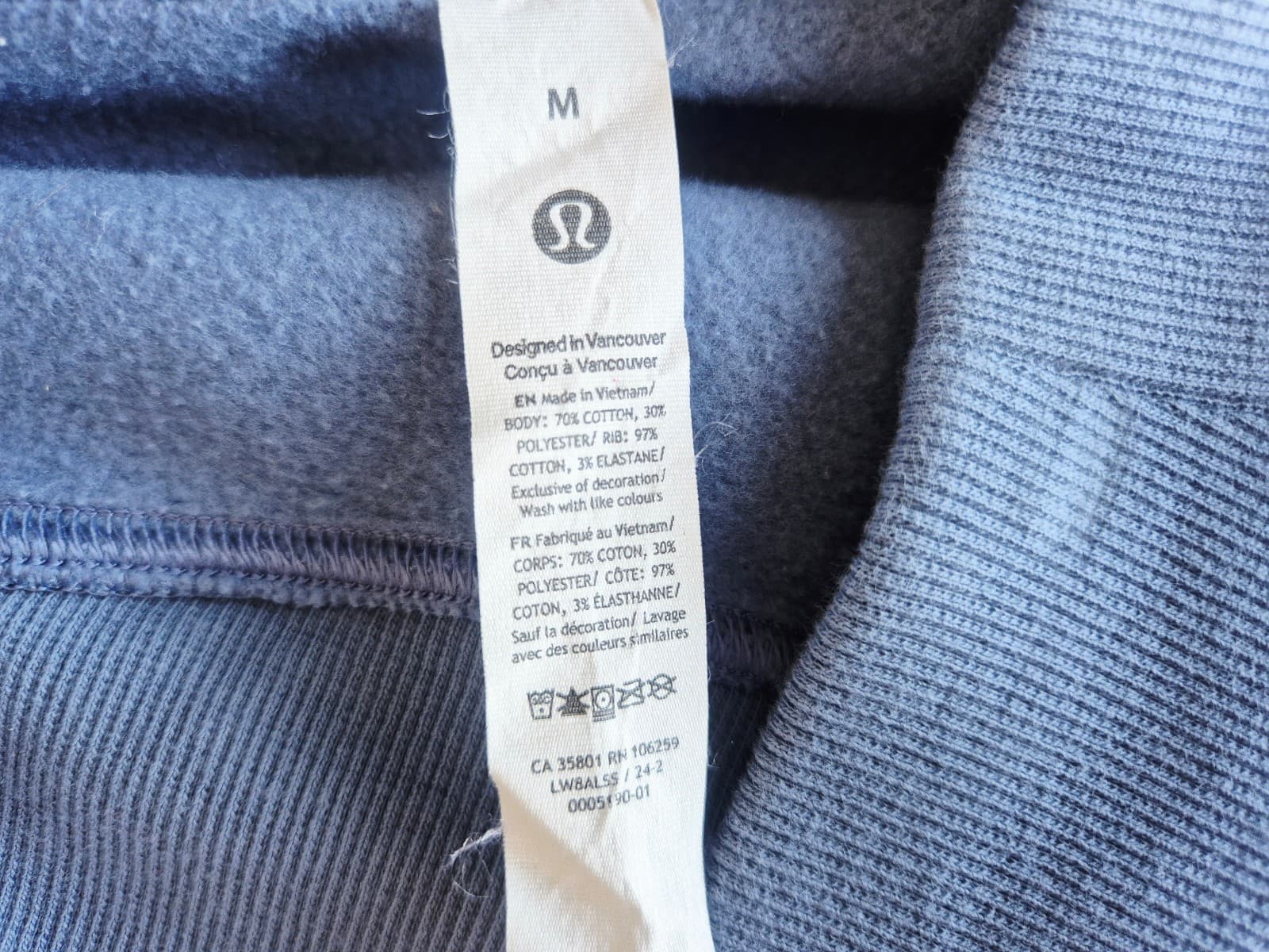Lululemon Scuba High-Rise Mini Skirt Pull-On Fleece Knit Oasis Blue Women's M - Thumbnail 11