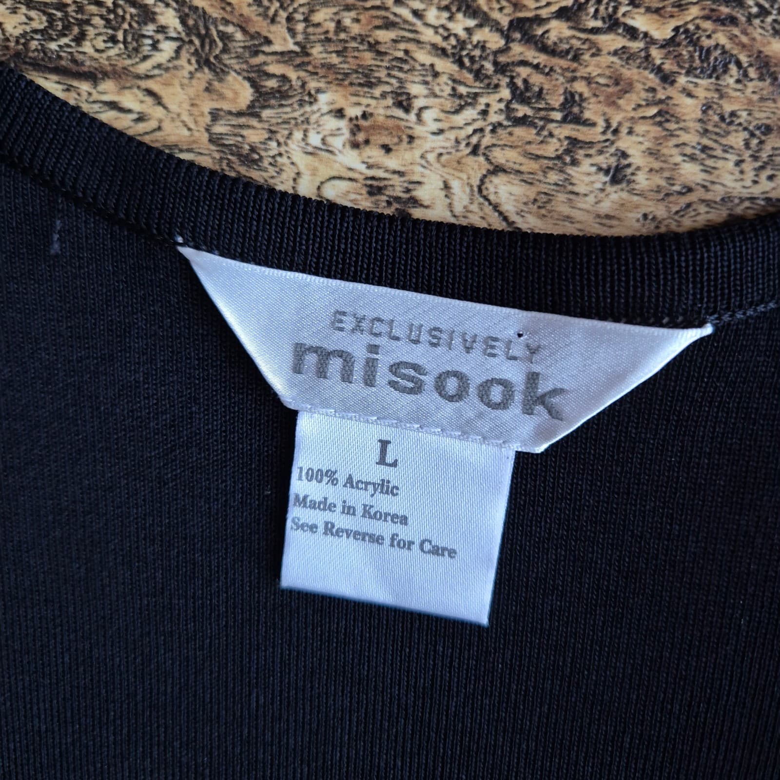 NWT Exclusively Misook Size L Empire Waist Square Neck Dress Cap Sleeve Black - Thumbnail 8