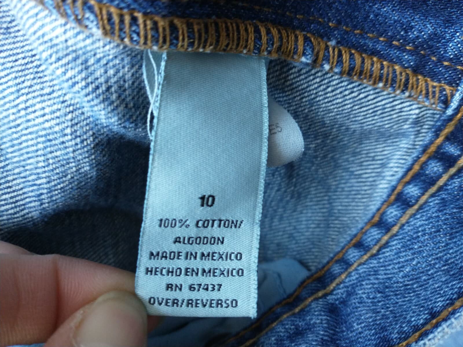 Polo Ralph Lauren Whitney Women Boot Cut Jeans Distressed Blue Sz.10x34 - Thumbnail 7
