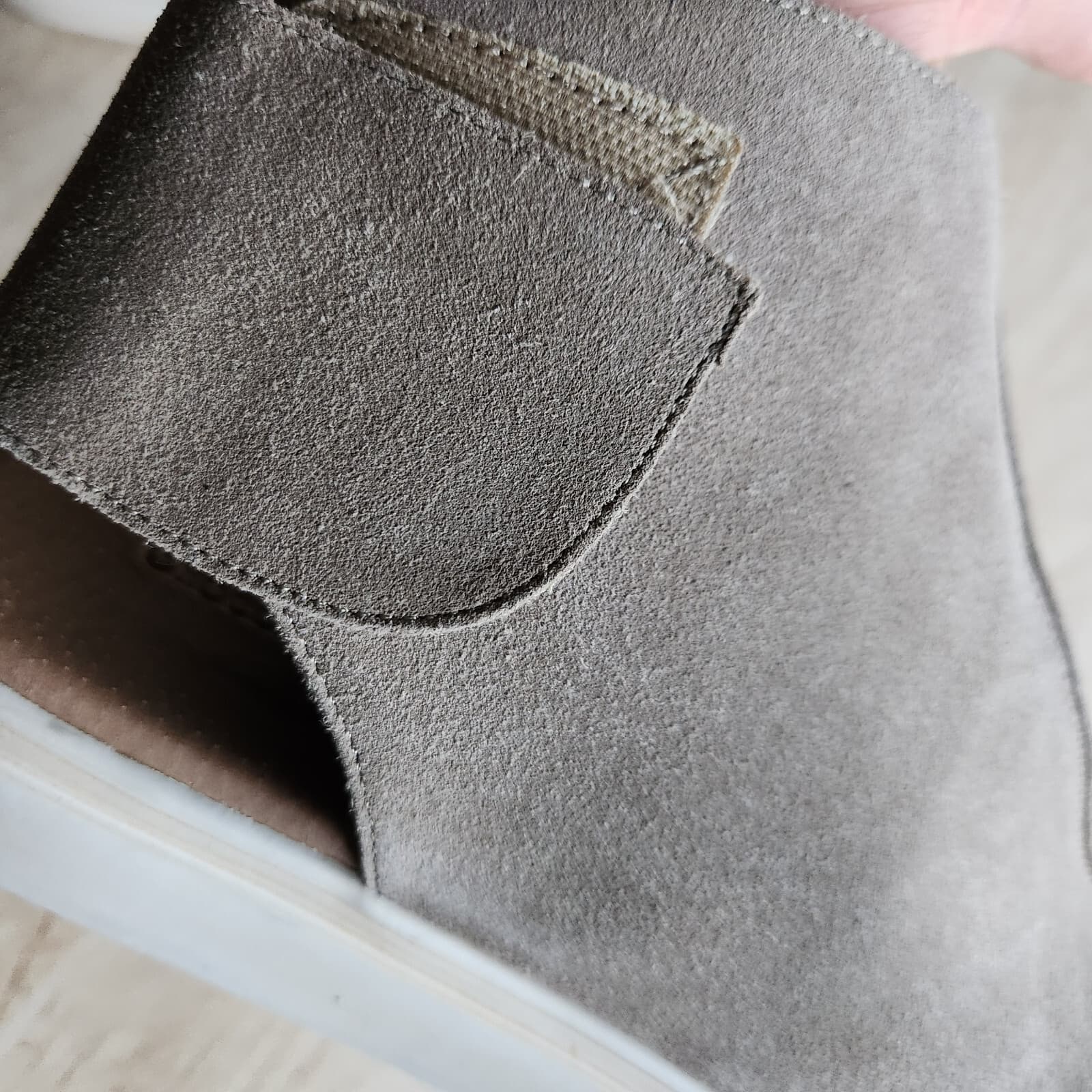 NWoB Chocolat Blu Nala Leather Platform Hi-Top Sneaker Boot Open Toe Taupe EU38 - Thumbnail 14