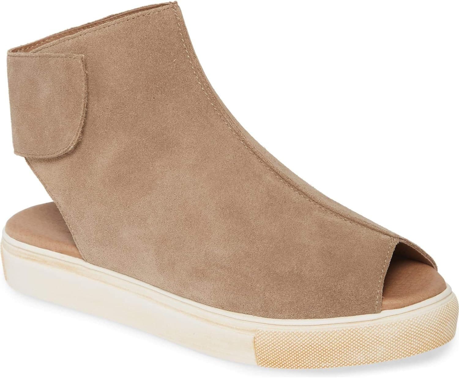 NWoB Chocolat Blu Nala Leather Platform Hi-Top Sneaker Boot Open Toe Taupe EU38 - Thumbnail 8