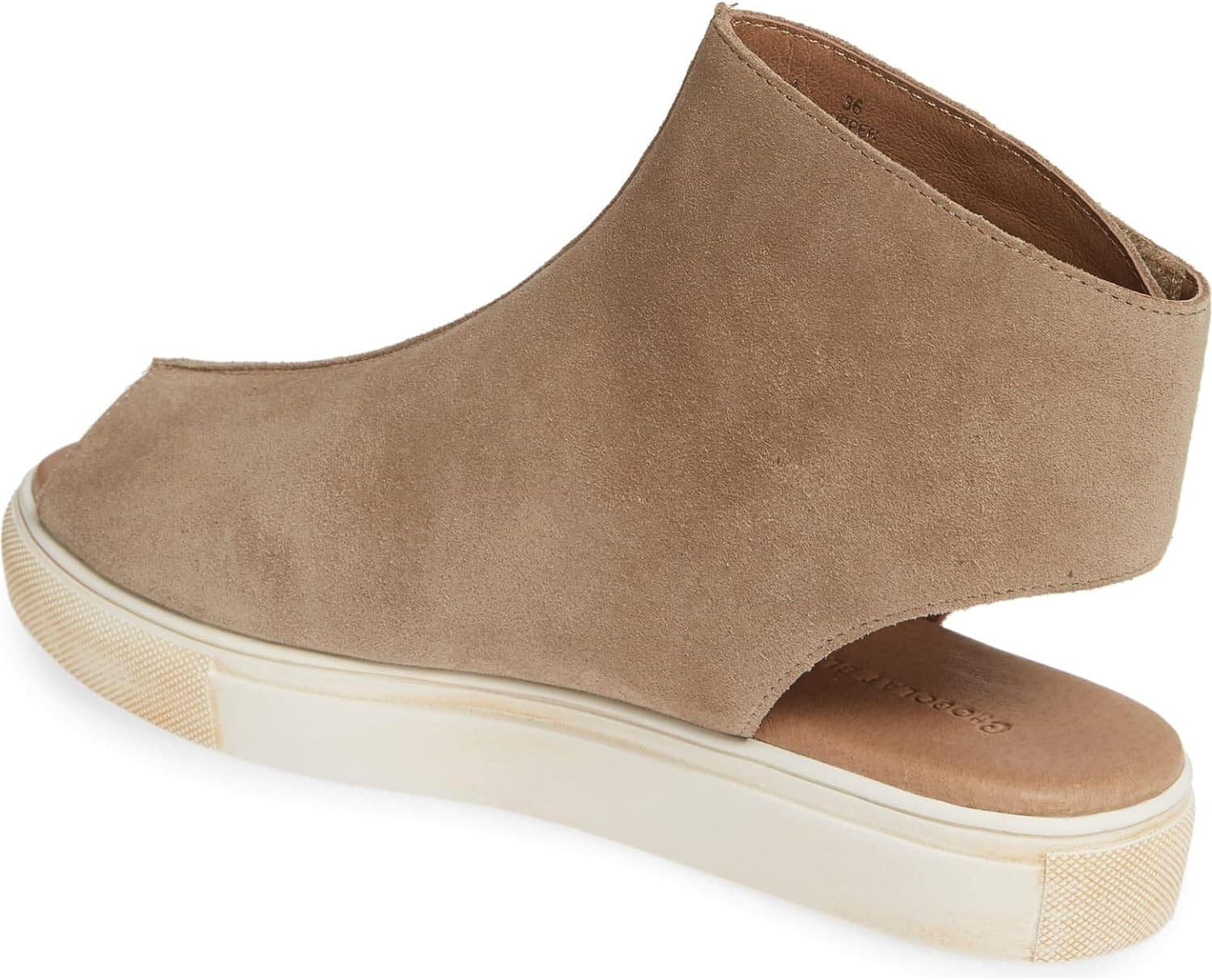 NWoB Chocolat Blu Nala Leather Platform Hi-Top Sneaker Boot Open Toe Taupe EU38 - Thumbnail 7