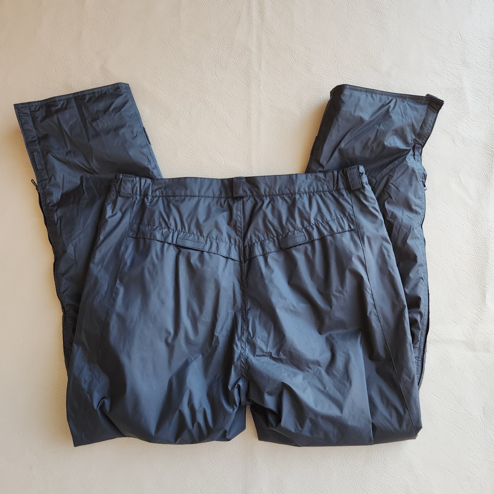 OLYMPIA Moto Sports Insulated Over Pants Leg-Zipper Waterproof Black Men's 38 - Thumbnail 7
