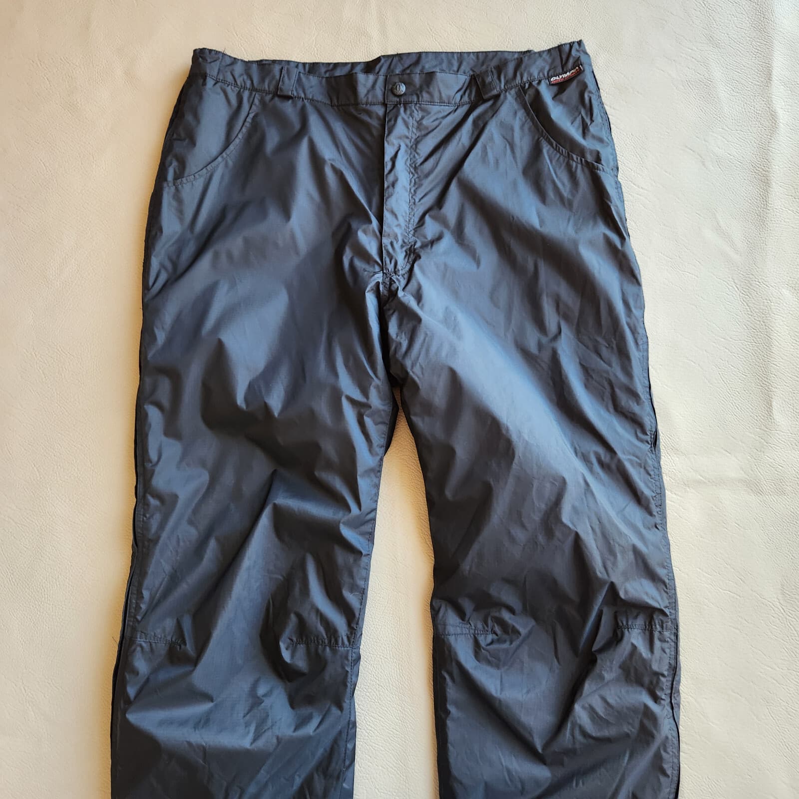 OLYMPIA Moto Sports Insulated Over Pants Leg-Zipper Waterproof Black Men's 38 - Thumbnail 5