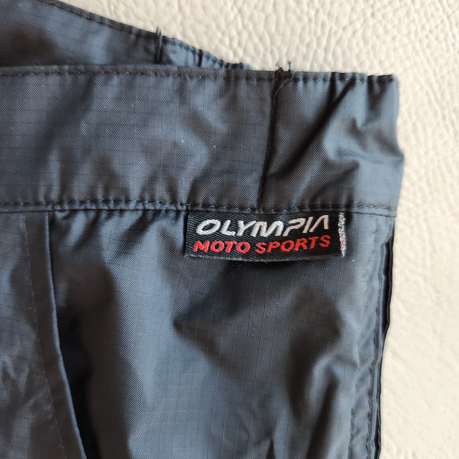 OLYMPIA Moto Sports Insulated Over Pants Leg-Zipper Waterproof Black Men's 38 - Thumbnail 9