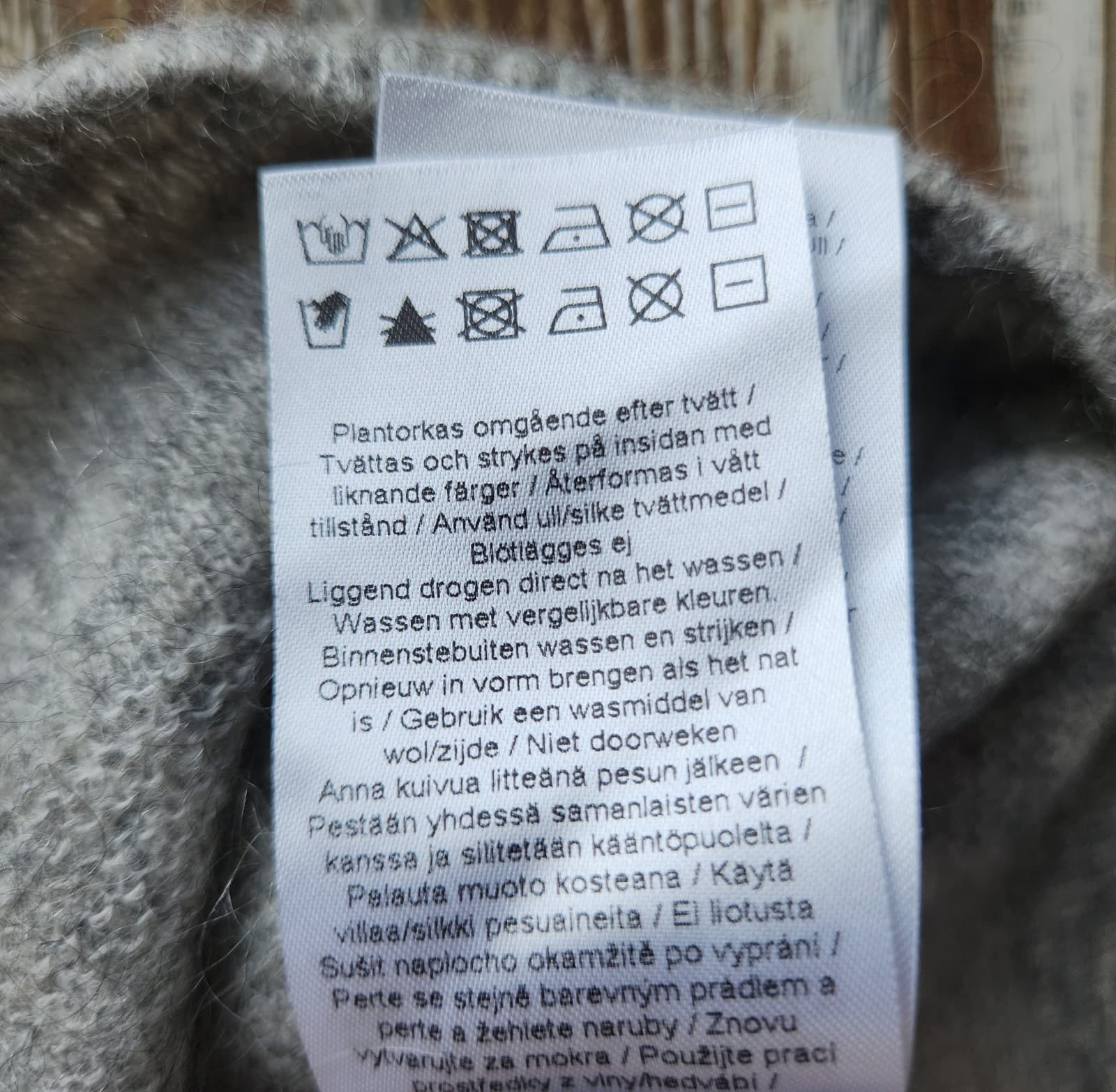 Part Two Copenhagen Oratile Pu Wool Mohair Boat Neck Sweater Colorblock Womens S - Thumbnail 9