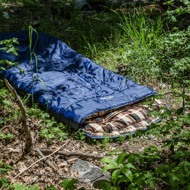 Teton Sports Celsius Junior 20°F Left Zipper Camping Sleeping Bag Blue 66"x26" - Thumbnail 3