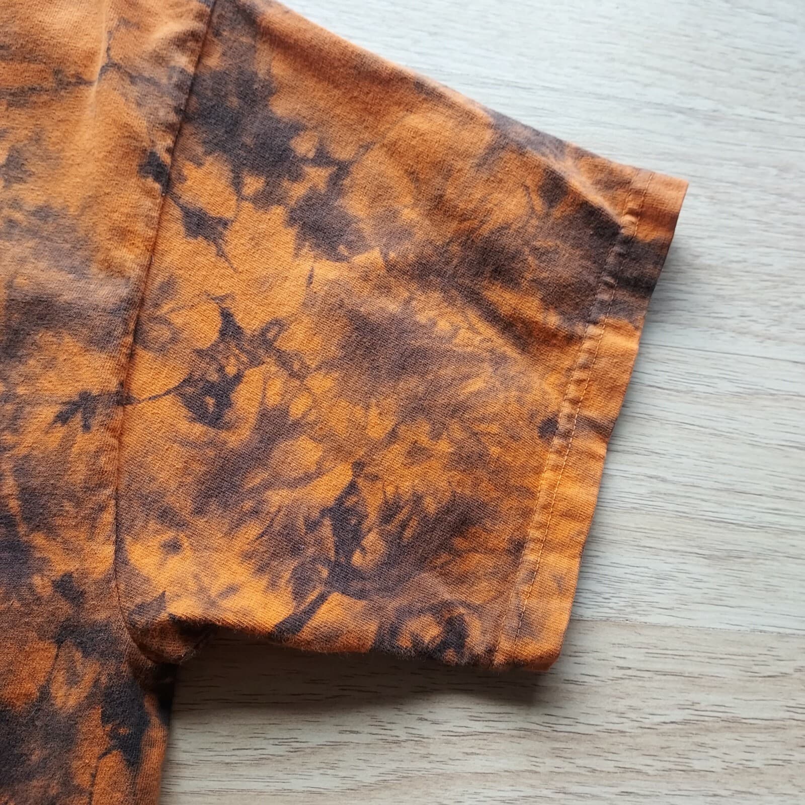 Vintage Walt Disney World Tie-Dye Kingdom Tiger T-Shirt Orange Men Chest 43" (L) - Thumbnail 2