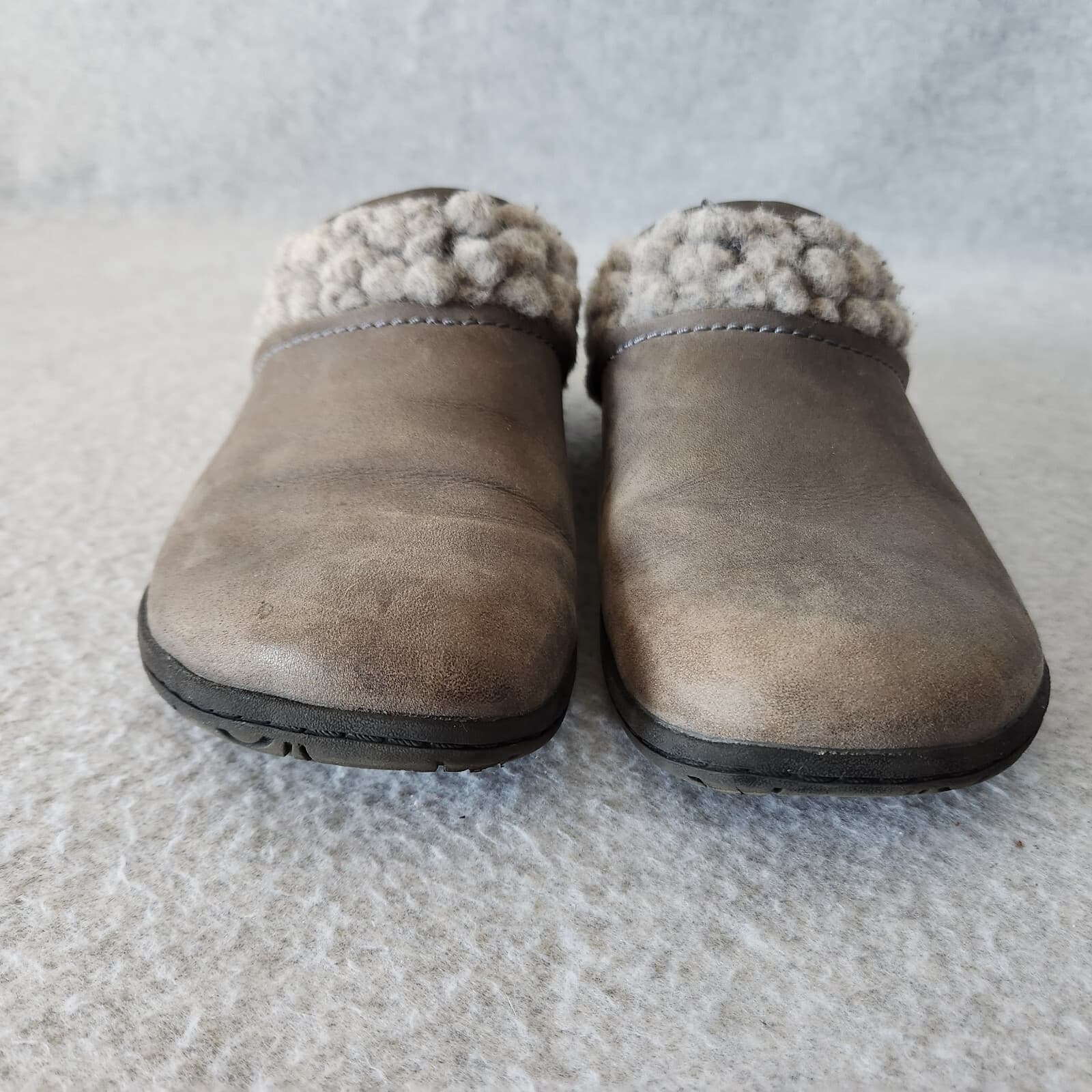 Merrell Encore Kassie Wool Trim Warm Comfort Clogs Mule Slip-On Brown Women US8 - Thumbnail 7