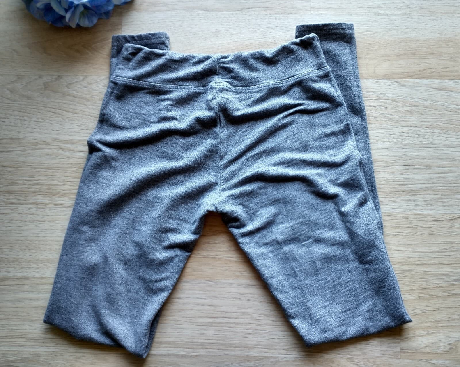 Sundry Women Yoga Pants Legging Pull-On Stripped Gray Viscose Sz.O Made in USA - Thumbnail 10