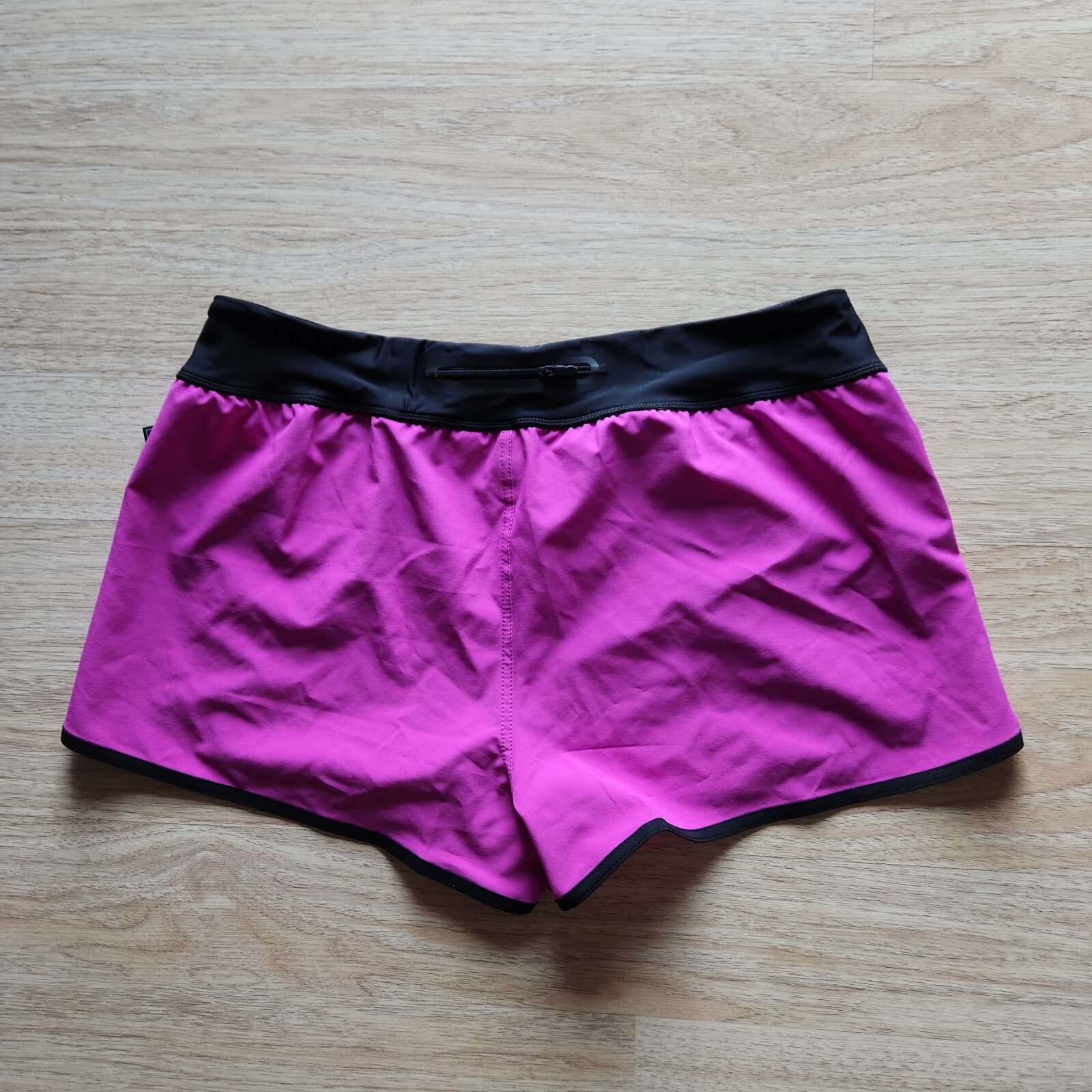 NWT FOX Head Athletic Meter Shorts Pull-On Zip-Pocket Berry Punch Women XL $49 - Thumbnail 4