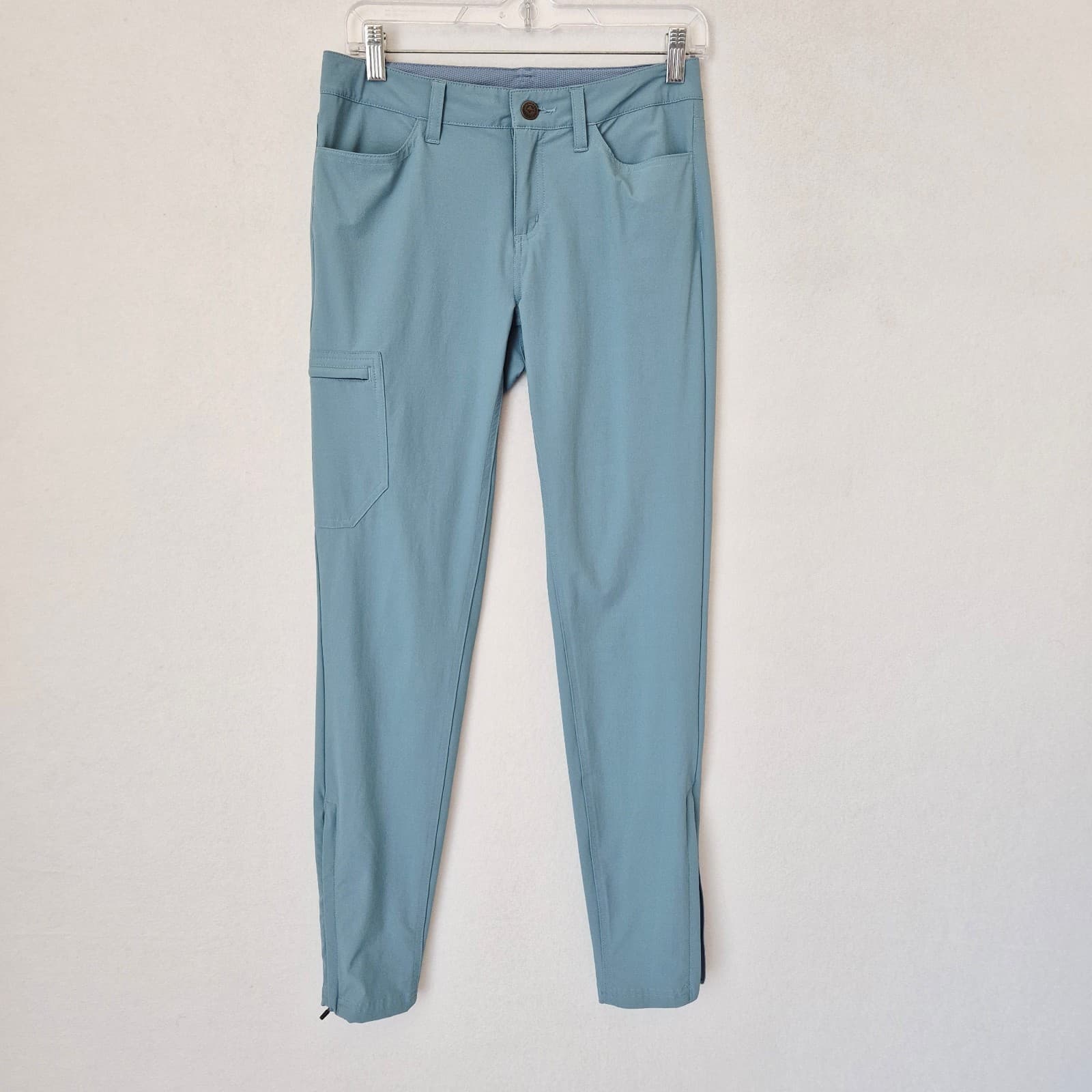 Patagonia Skyline Traveler Pants Slim Fit Pocket Stretch 40-UPF Blue Women's 2 - Thumbnail 2