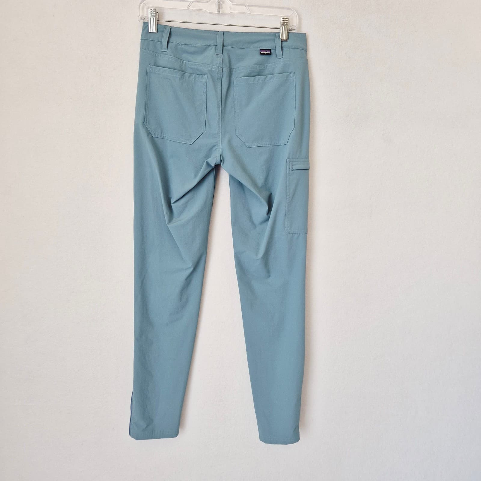 Patagonia Skyline Traveler Pants Slim Fit Pocket Stretch 40-UPF Blue Women's 2 - Thumbnail 5