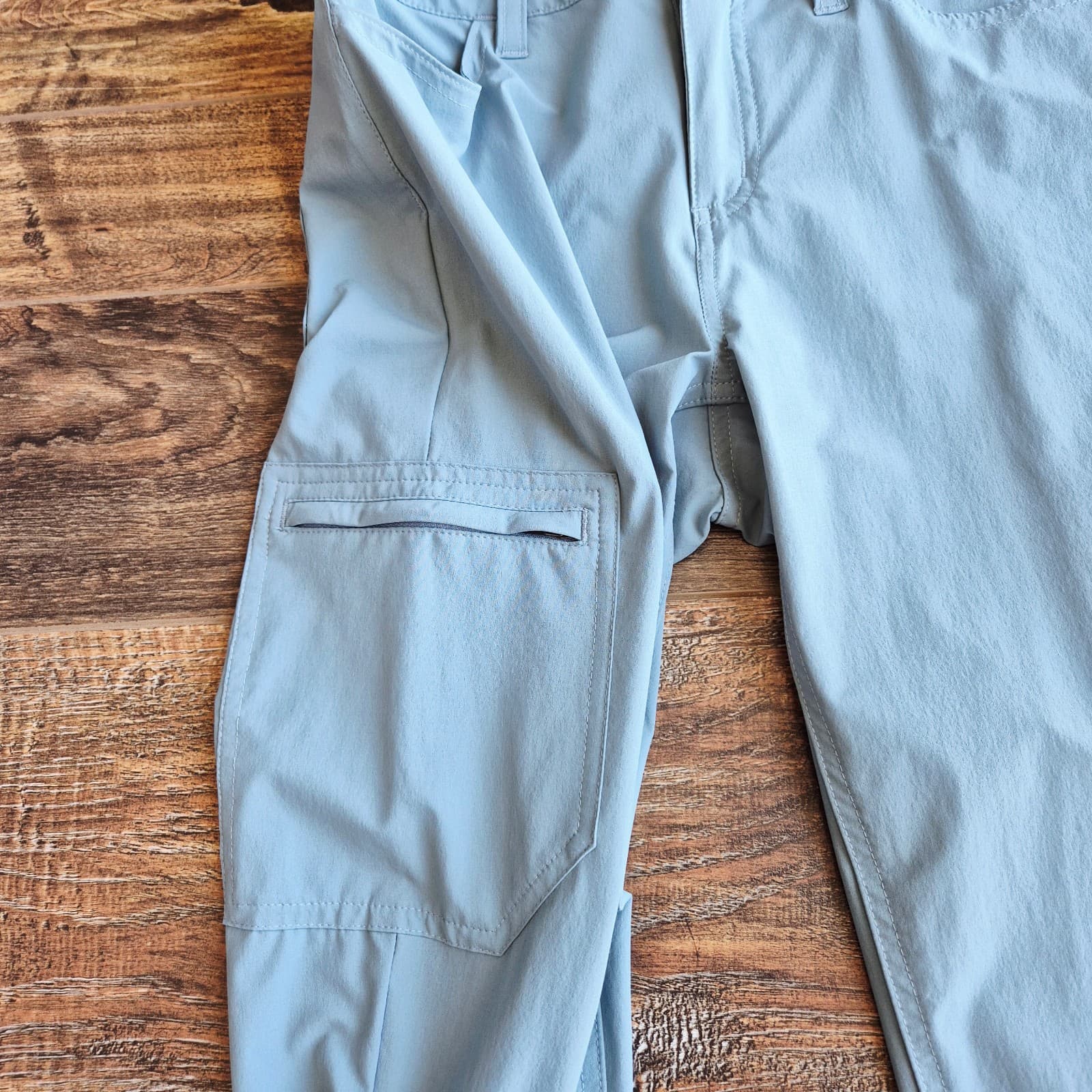 Patagonia Skyline Traveler Pants Slim Fit Pocket Stretch 40-UPF Blue Women's 2 - Thumbnail 7