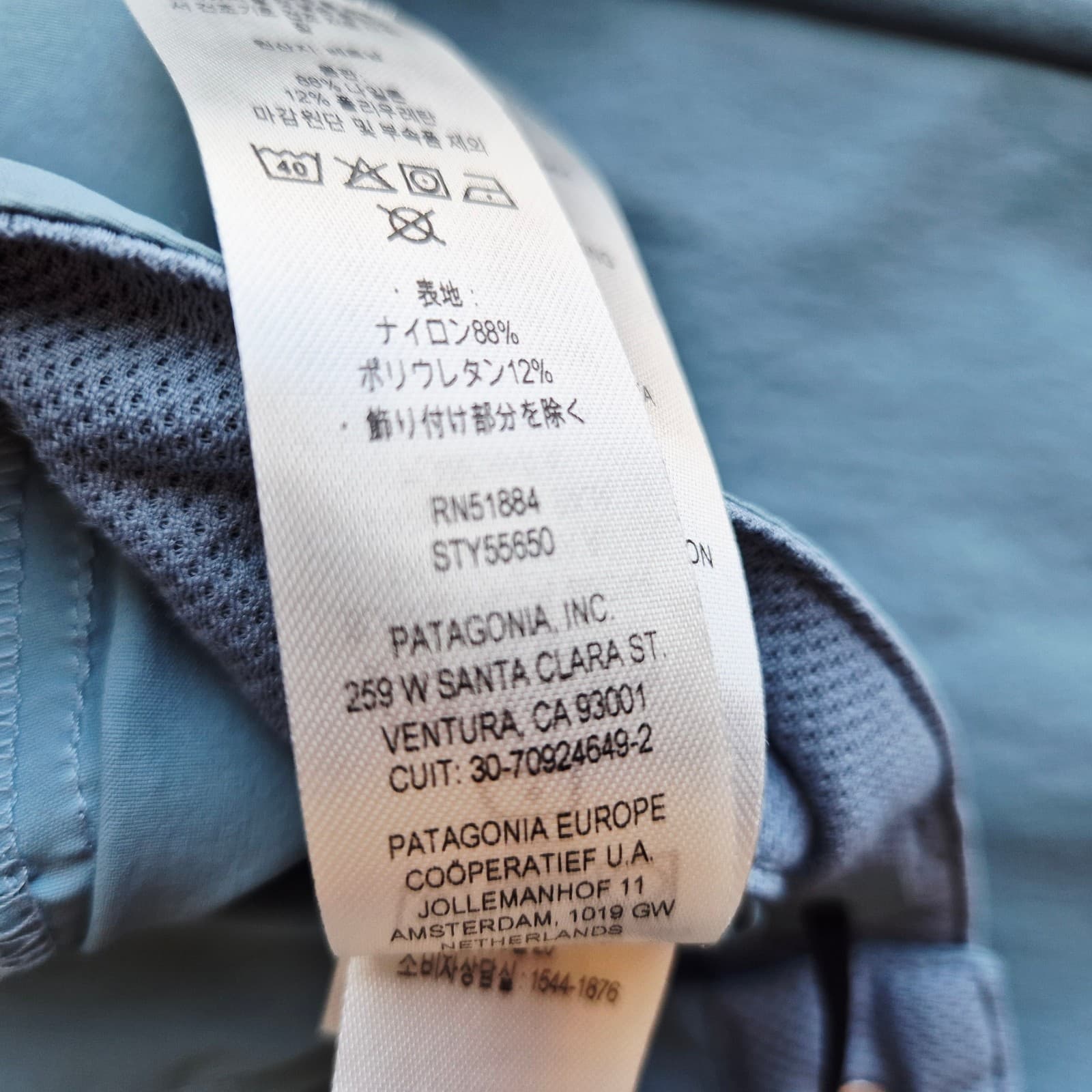 Patagonia Skyline Traveler Pants Slim Fit Pocket Stretch 40-UPF Blue Women's 2 - Thumbnail 10