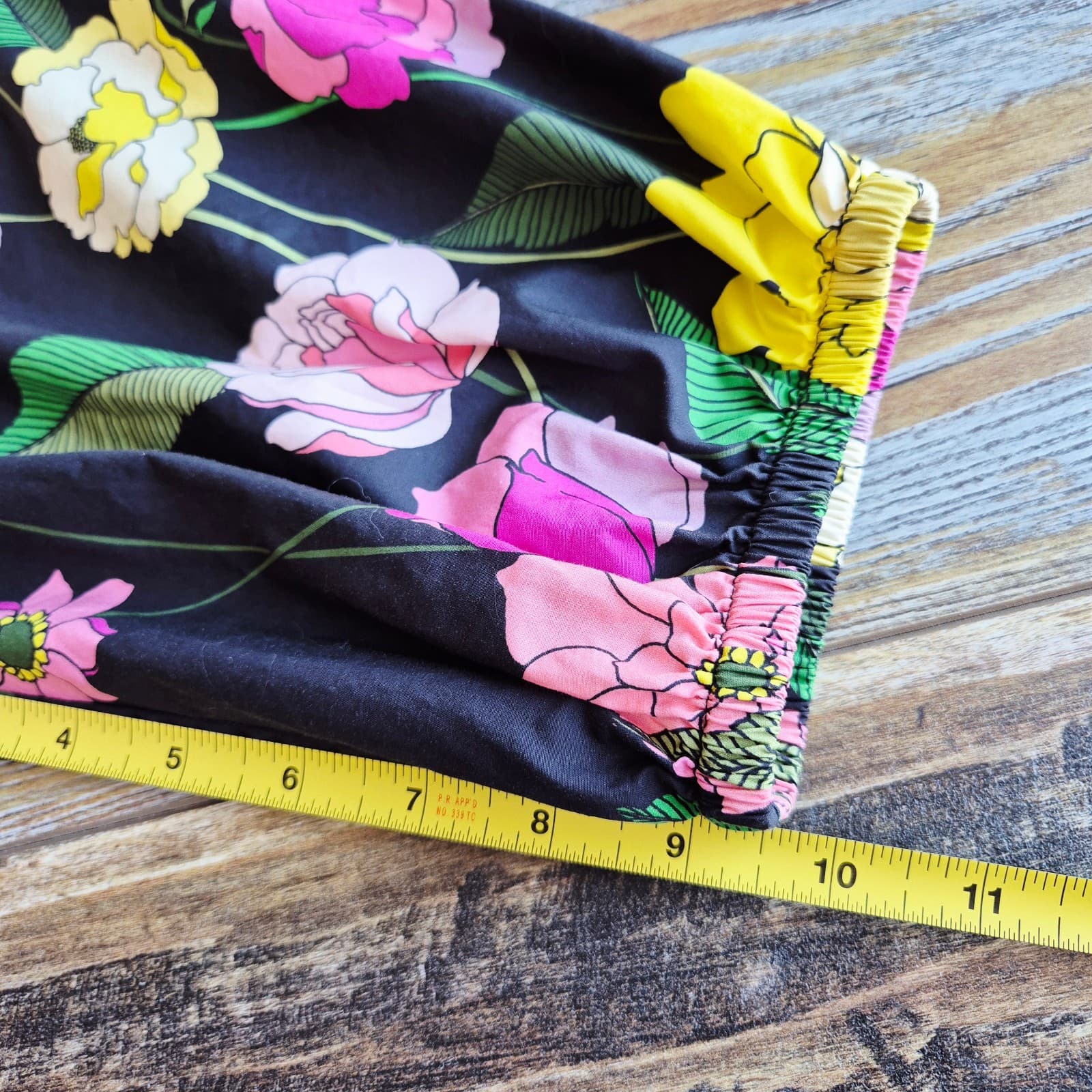 Johnny Was Jade $198 Marisol Floral Square Neck Blouse Smocked Black Cotton Sz.S - Thumbnail 13