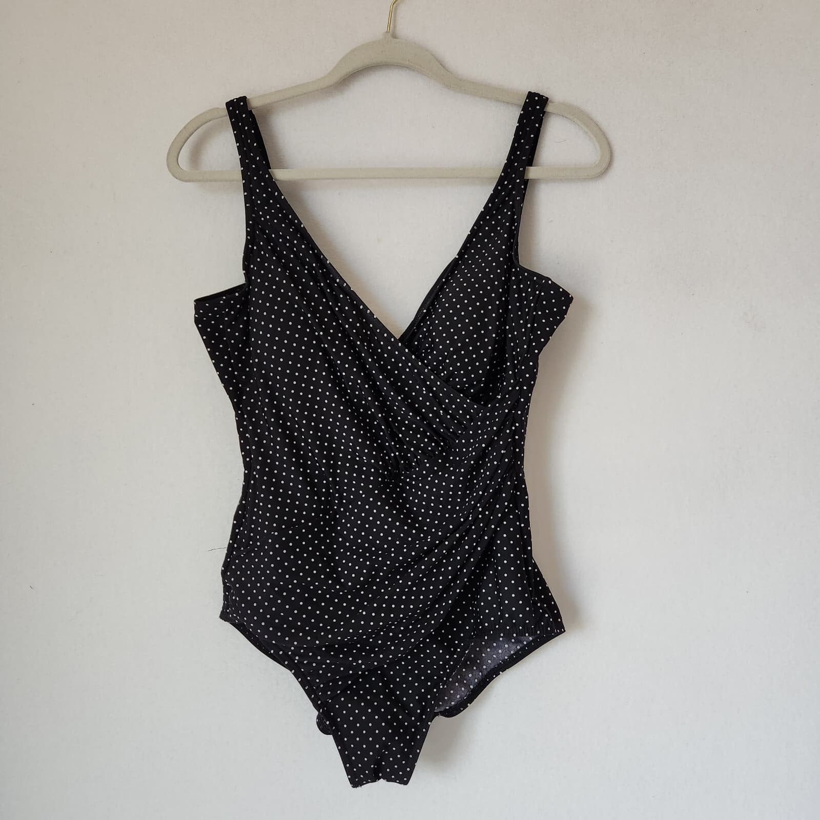 Miraclesuit Pin Point Oceanus One Piece Swimsuit Body Control Black EU41 US12 - Thumbnail 3
