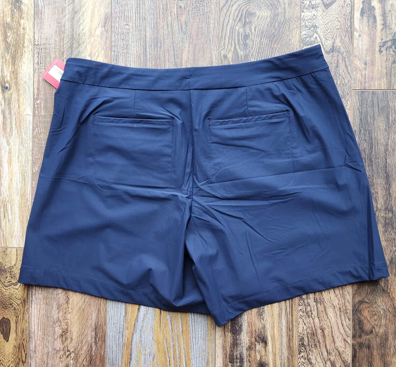 NWT SPANX Sunshine Skort 6" UPF 50+ Quick Dry Pull-On Pocket Midnight Navy Sz.XL - Thumbnail 6