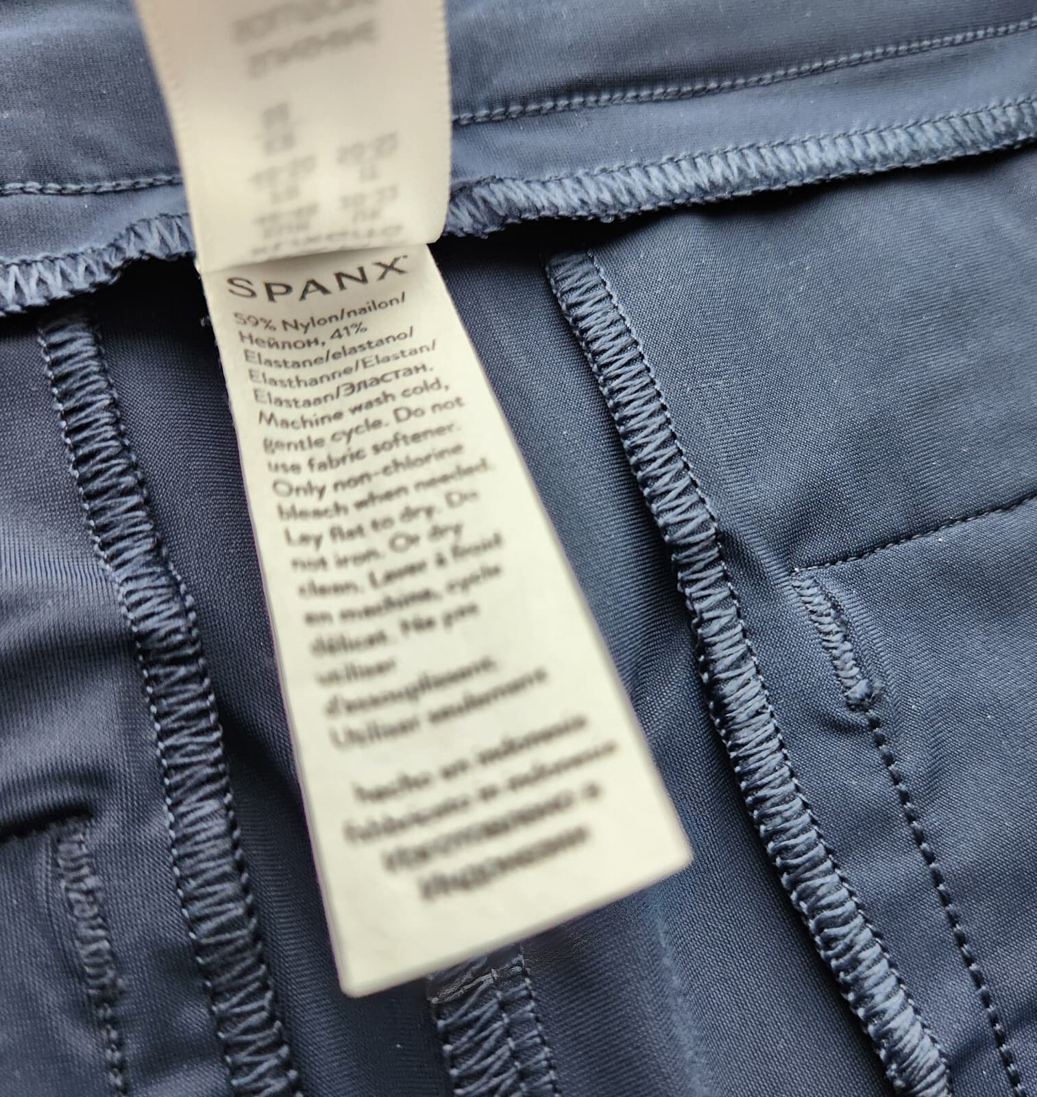 NWT SPANX Sunshine Skort 6" UPF 50+ Quick Dry Pull-On Pocket Midnight Navy Sz.XL - Thumbnail 11