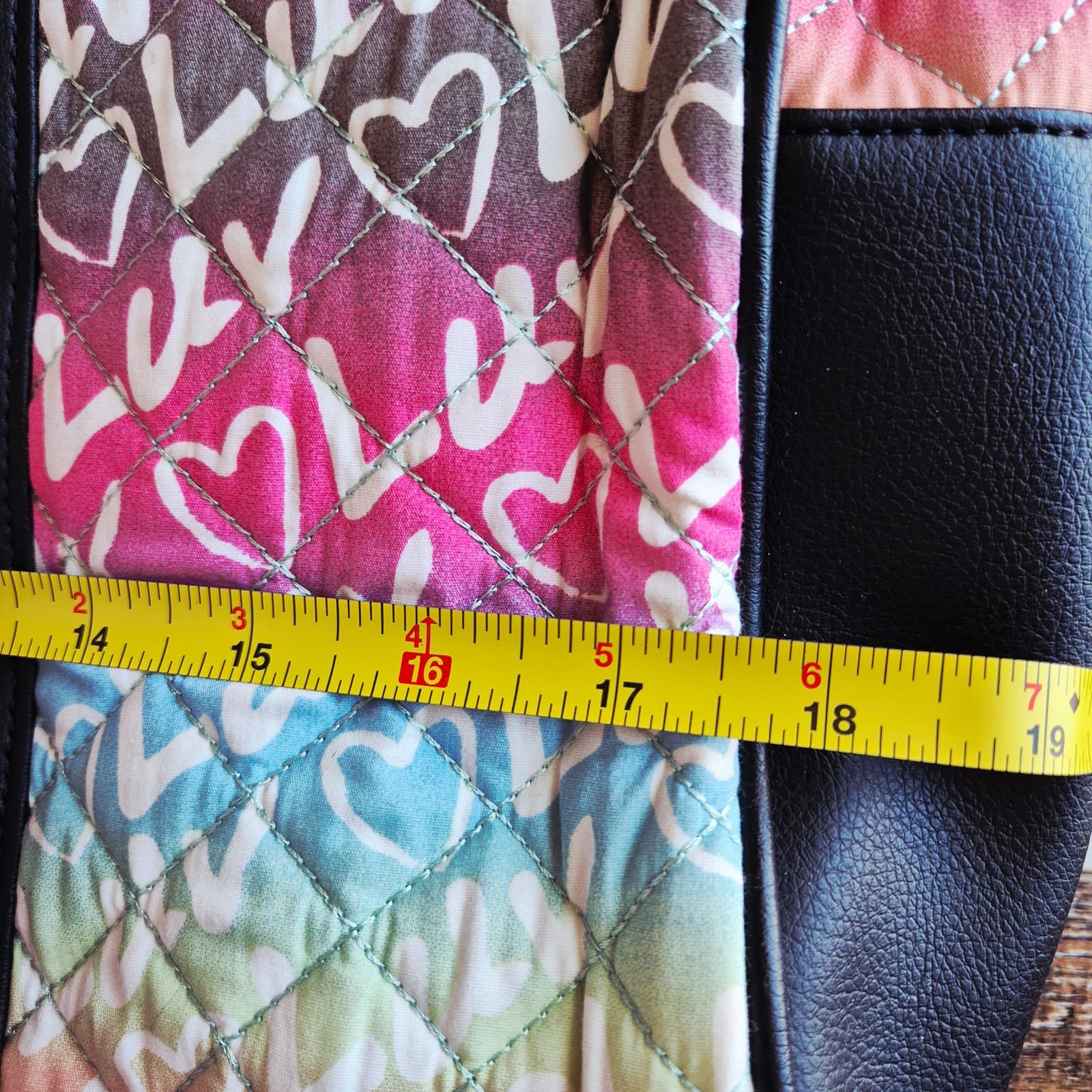 Luv Betsey Johnson Hearts Tie-Dye Graffiti Rainbow Weekend Carryon Duffel Bag - Thumbnail 16