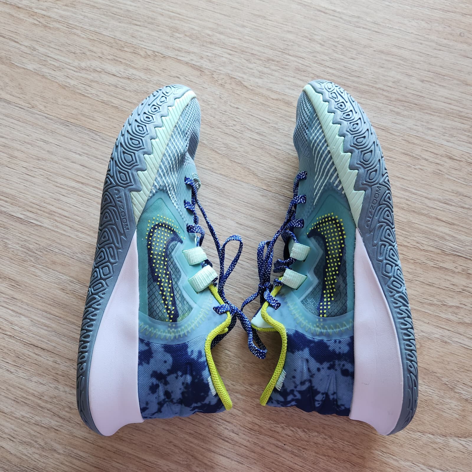 Nike Kyrie Flytrap 5 Ocean Cube Air Zoom Basketball Shoe Lace CZ4100-300 Men US8 - Thumbnail 8
