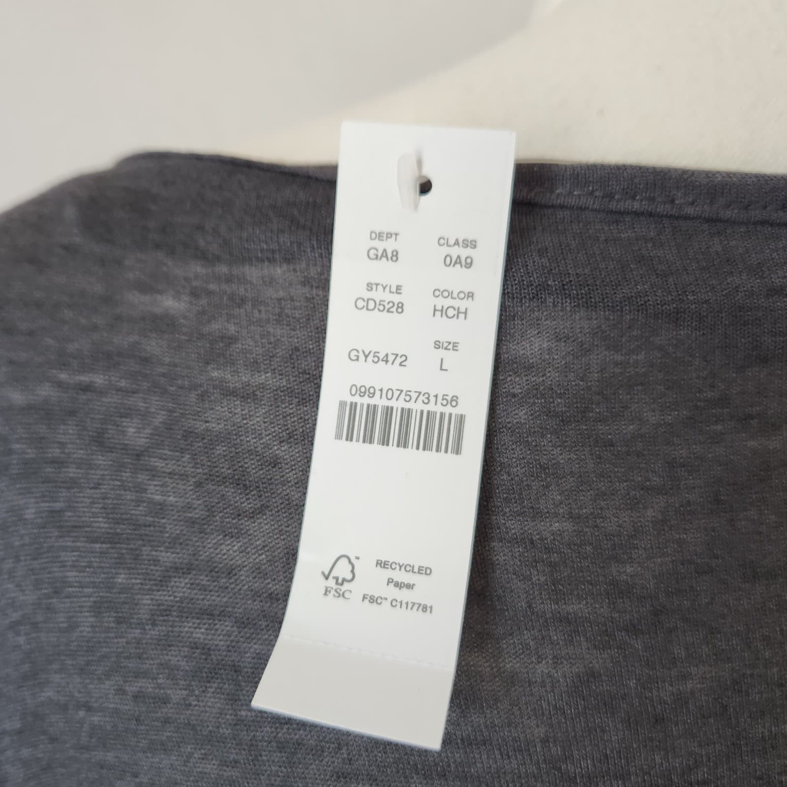NWT J.Crew Collection Layering T-Shirt Black Sheer Wool-Blend Long-Sleeve Sz.L - Thumbnail 7