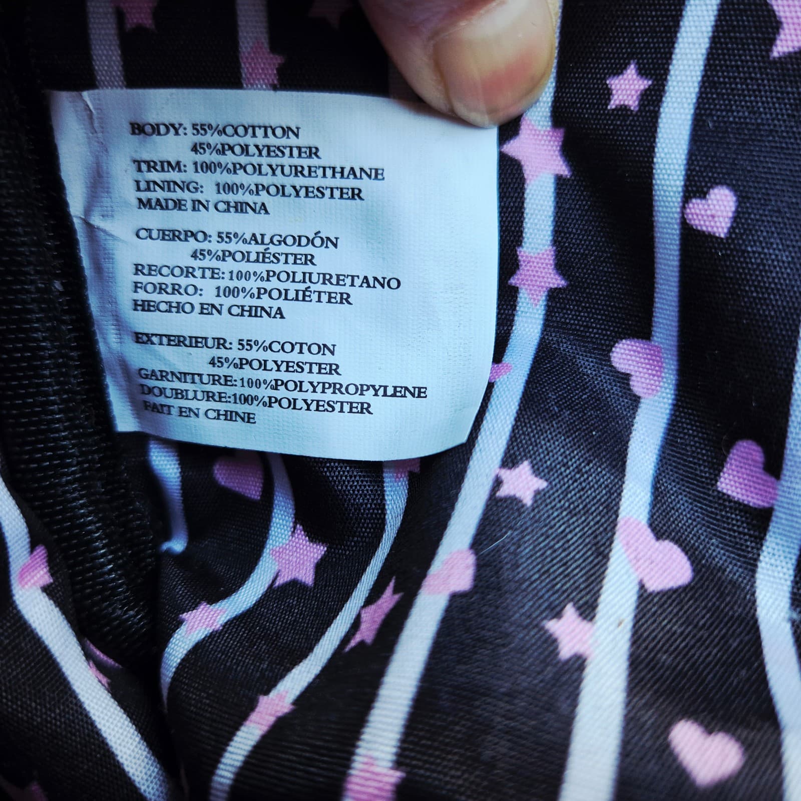 Luv Betsey Johnson Hearts Tie-Dye Graffiti Rainbow Weekend Carryon Duffel Bag - Thumbnail 9