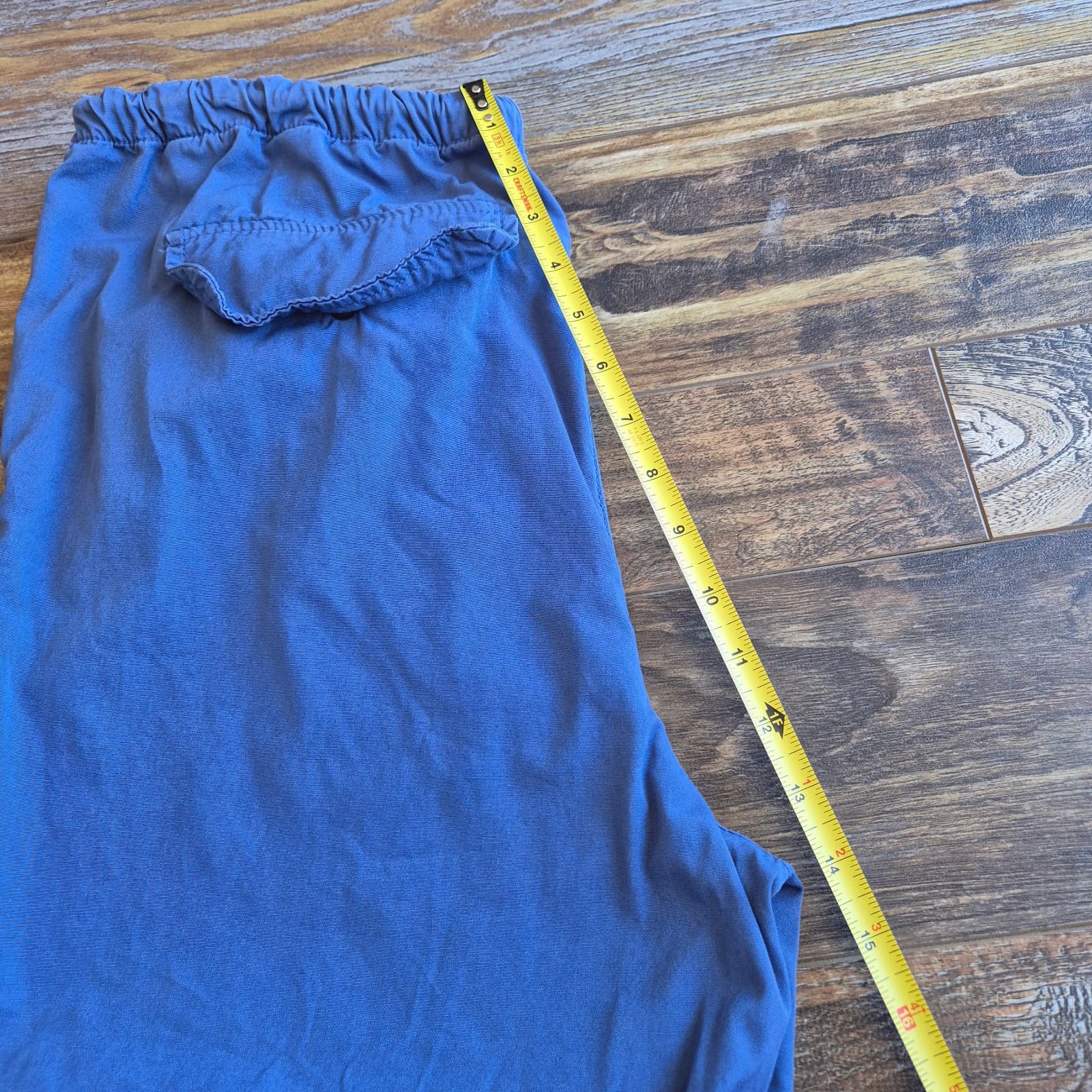 Free People Light Parachute Pants Pull-On Drawstring Pocket Cotton Blue Women XS - Thumbnail 16