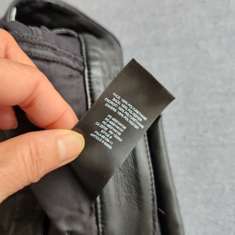 Aritzia Wilfred Melina Super Straight High-Rise Vegan Leather Pants Black Sz.2 - Thumbnail 8