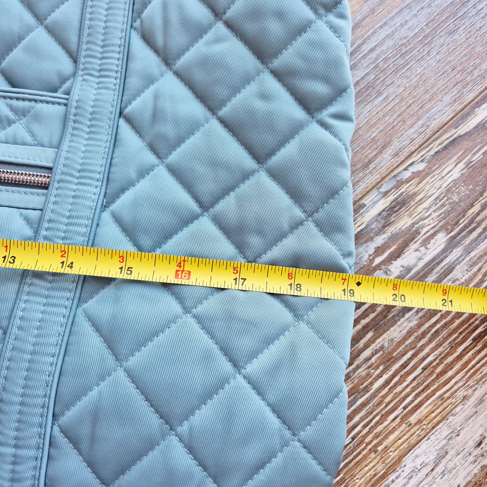 NWT VERA BRADLEY Performance Twill Tote Large 14"x19" Water Repellent Blue Oar - Thumbnail 11