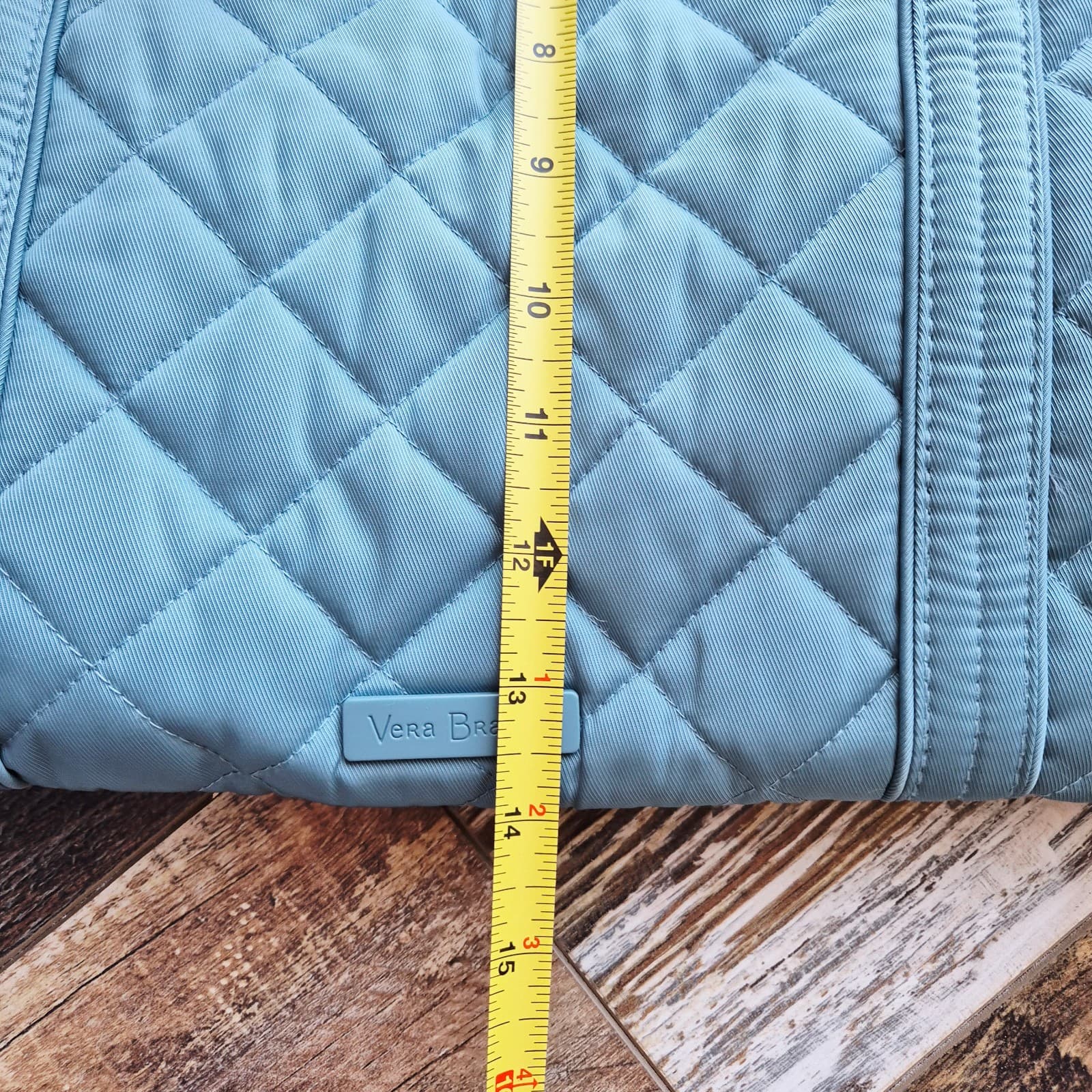 NWT VERA BRADLEY Performance Twill Tote Large 14"x19" Water Repellent Blue Oar - Thumbnail 10