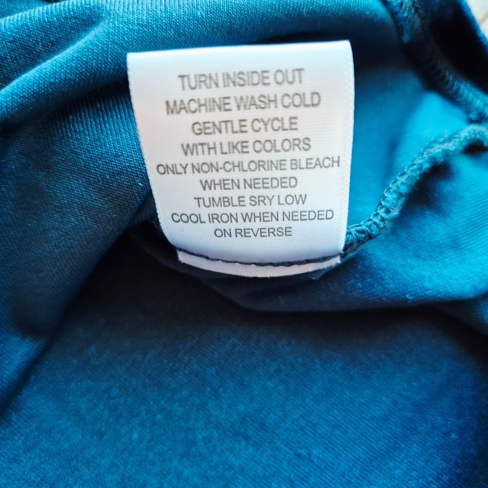 NWT ModCloth Velvet Button-Down Shirt Long Sleeve Stretch Blue Green Women's M - Thumbnail 9