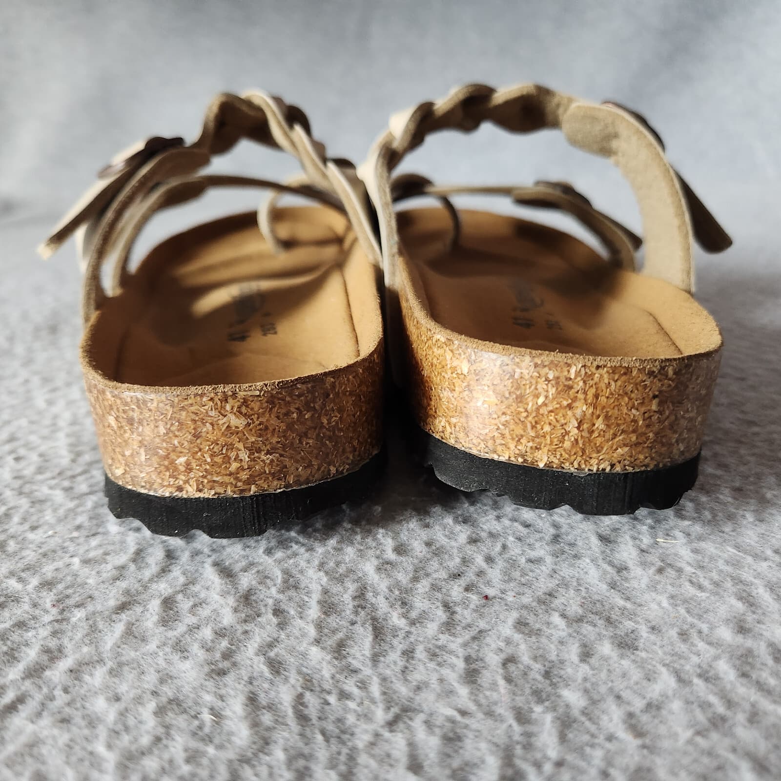 NWoB Aerothotic Irenic Soft Footbed Strappy Slide Comfort Sandals Beige EU41 - Thumbnail 13