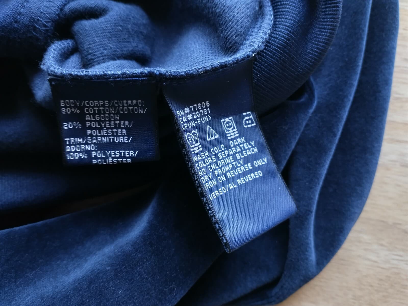 Vintage Tommy Hilfiger Tommy Jeans Women Cotton Velvet Jacket Full-Zip Blue Sz.L - Thumbnail 7