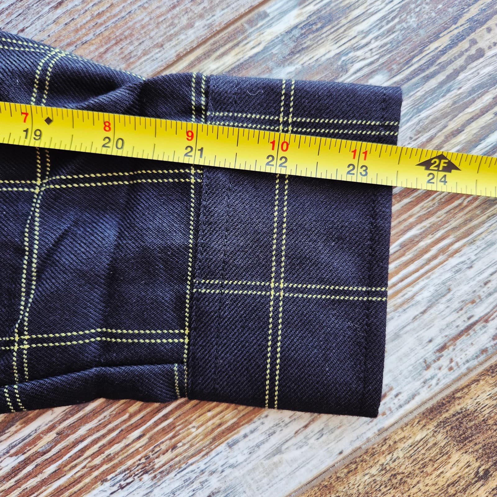 NWT DIXXON Flannel Co. Stay Gold Snap-Up Shirt Long Sleeve Black Check Women's S - Thumbnail 12